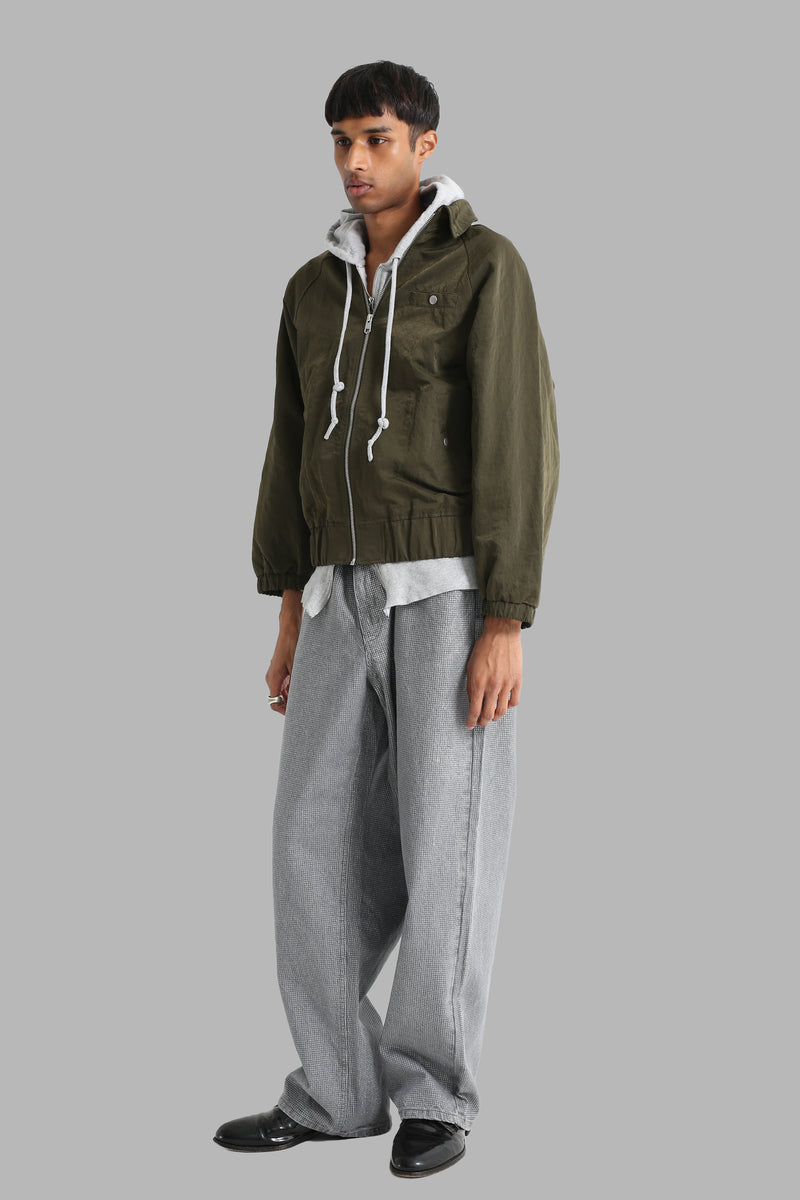 sullen tokyo drizzler jacket サレン sullen tokyo wool drizzler jacket サレン GREY SHORT DRIZZLER