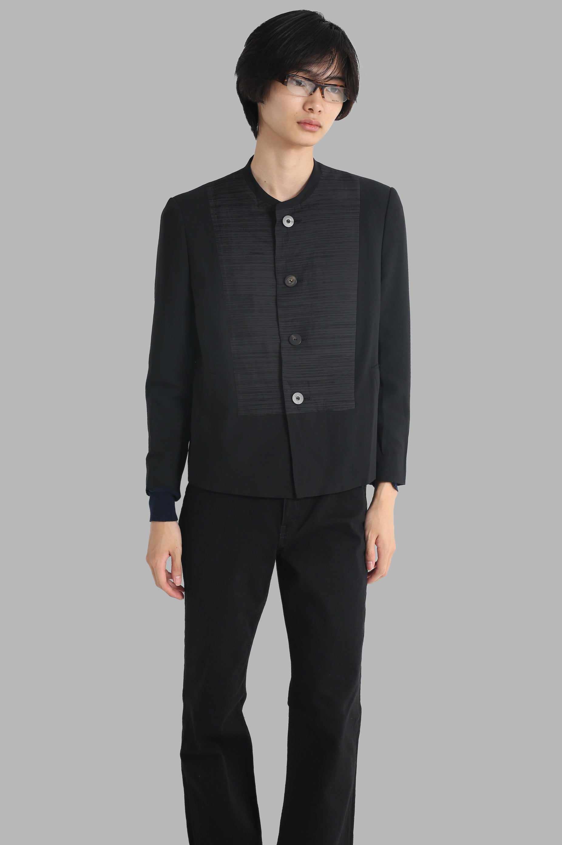 ジャケット・アウター 90s isssey miyake men mao collar jacket ISSEY MIYAKE 95Aw/Cotton Label/Mao Collar Jacket/Jacket/2