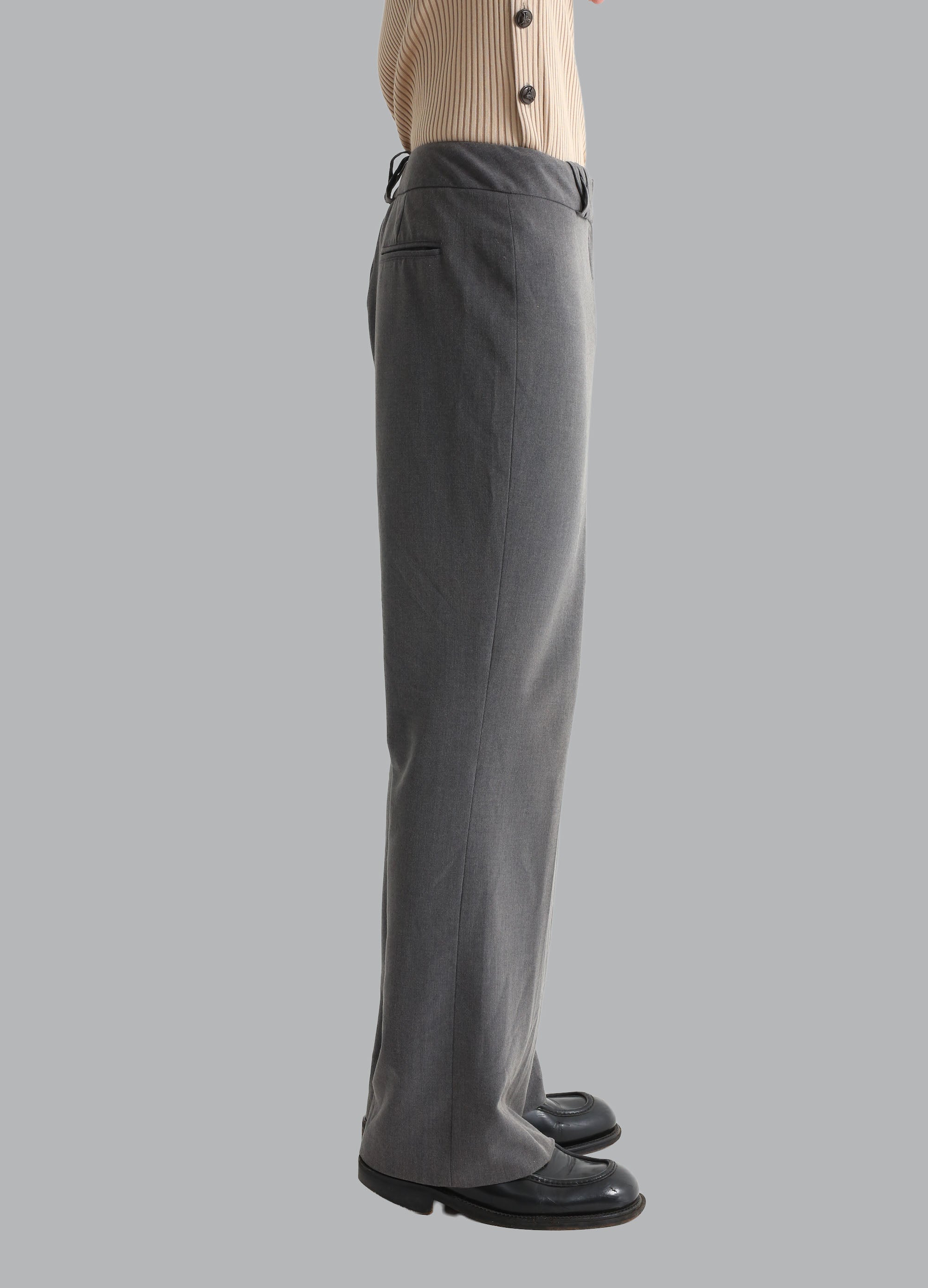 あ*ー様 SULLEN HIGH RISE WIDE TROUSERS GREY WIDE TROUSERS – SULLEN TOKYO