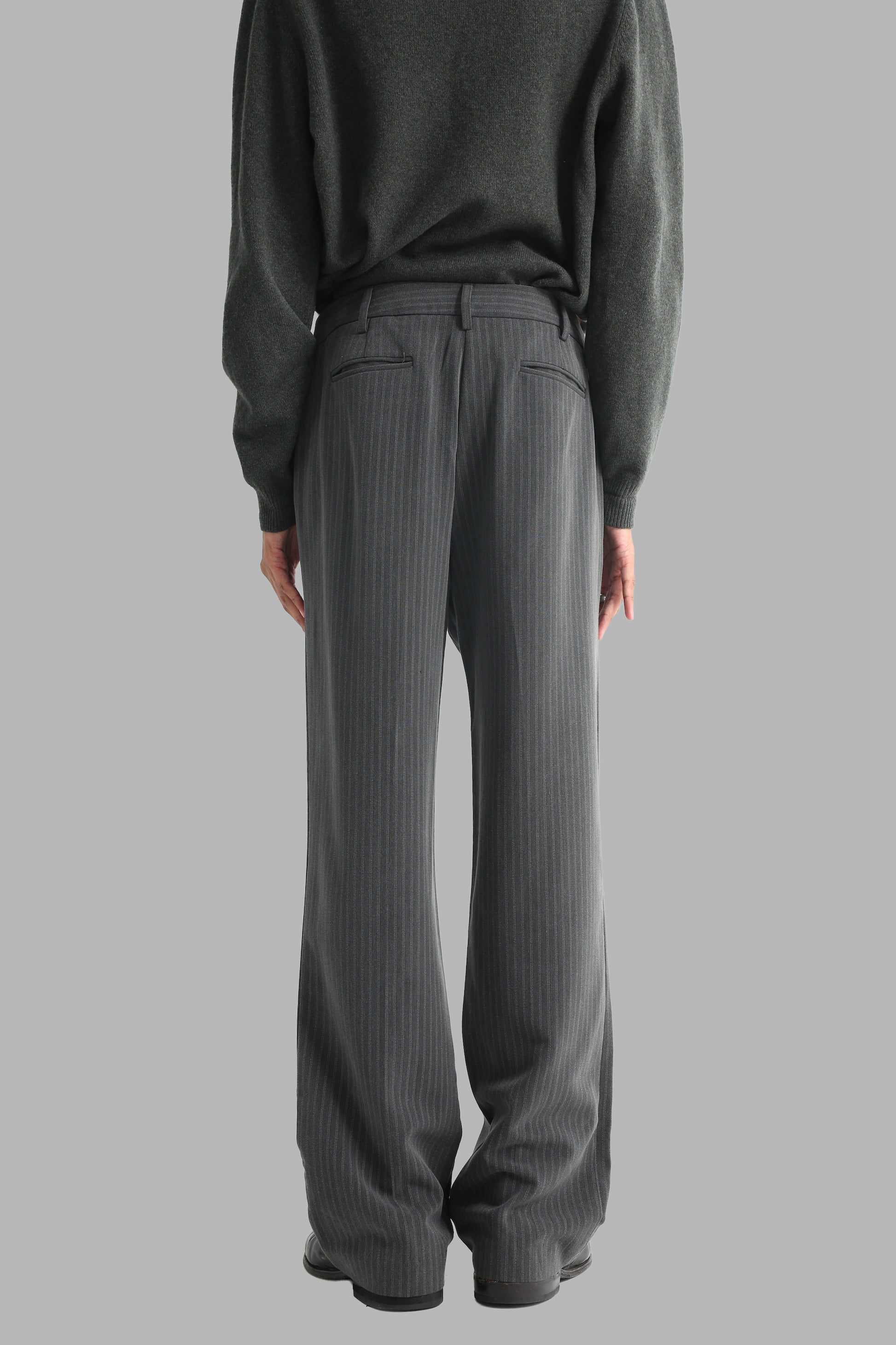 パンツ sullen tokyo gray tweed straight pants Straight leg tweed pants - Women