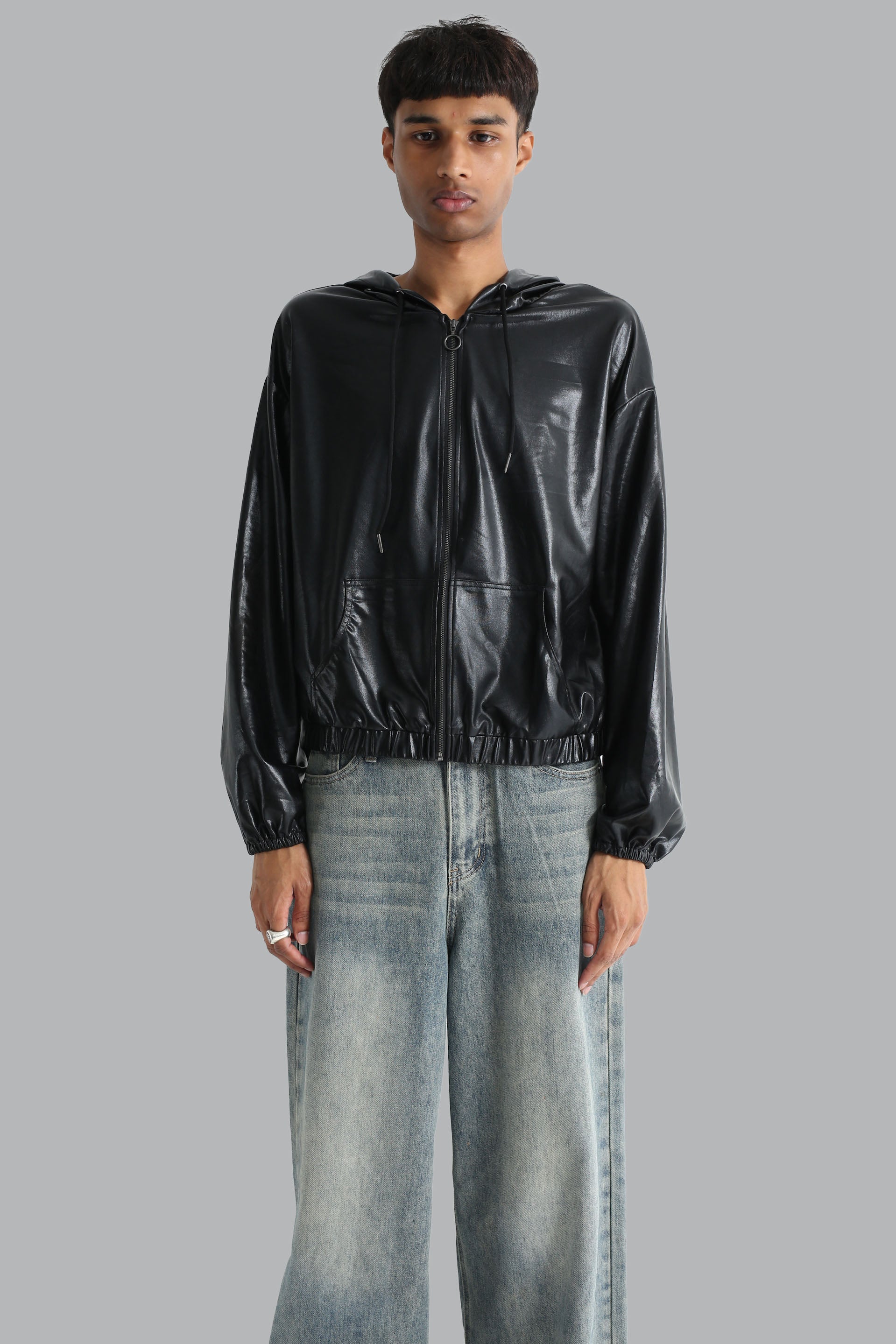 PVC ZIP UP HOODIE – SULLEN TOKYO