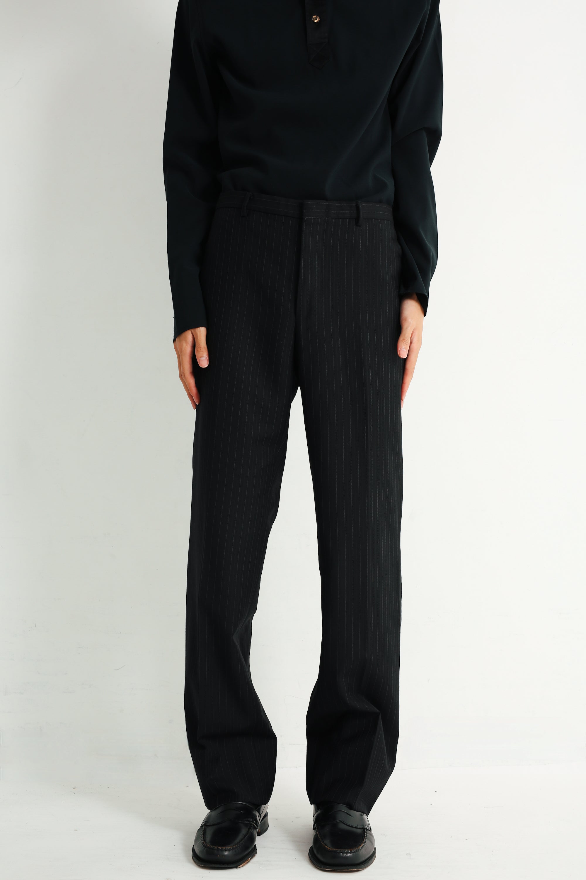 パンツ SULLEN wide trousers black WIDE TROUSERS – SULLEN TOKYO