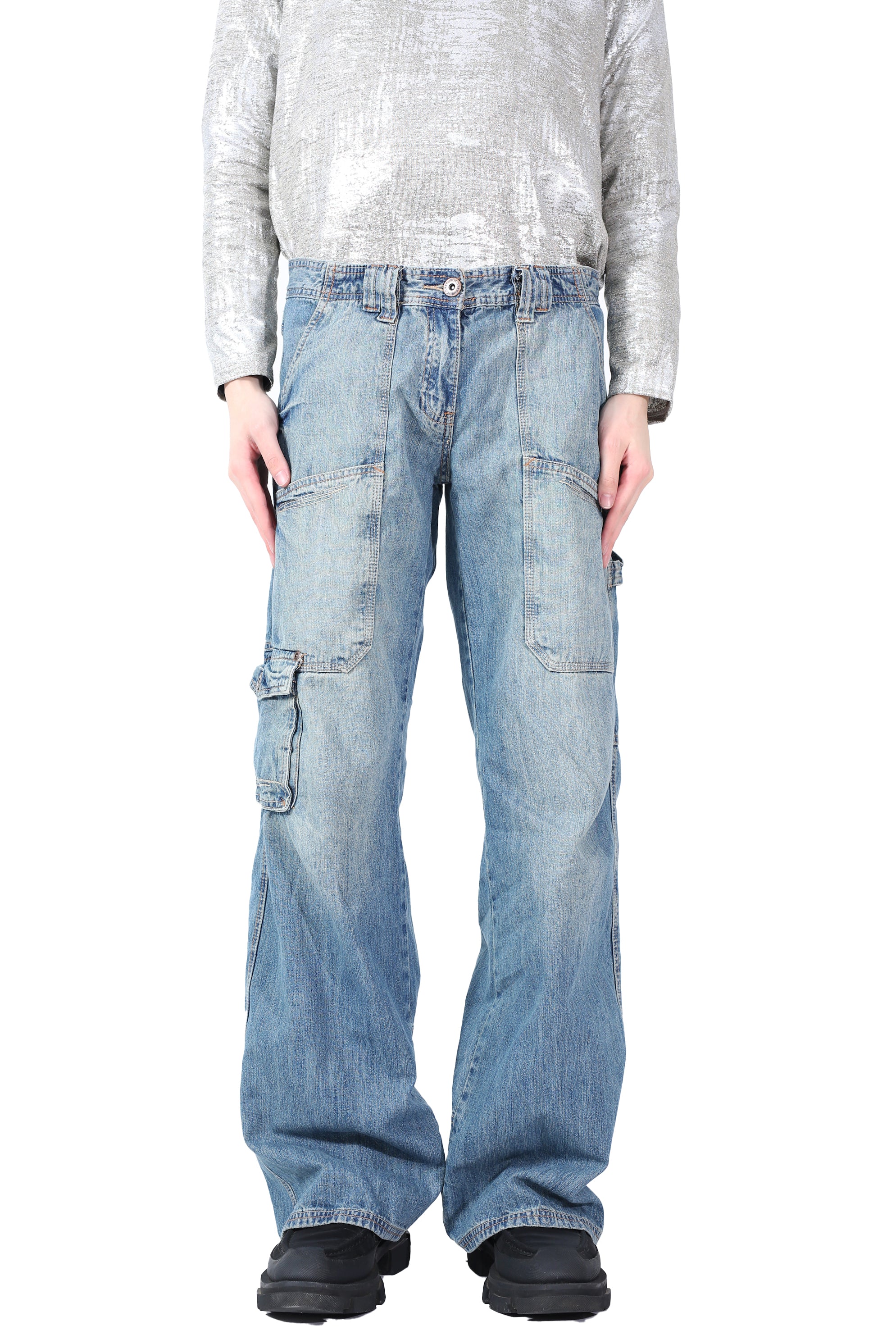 WIDE CARGO JEANS