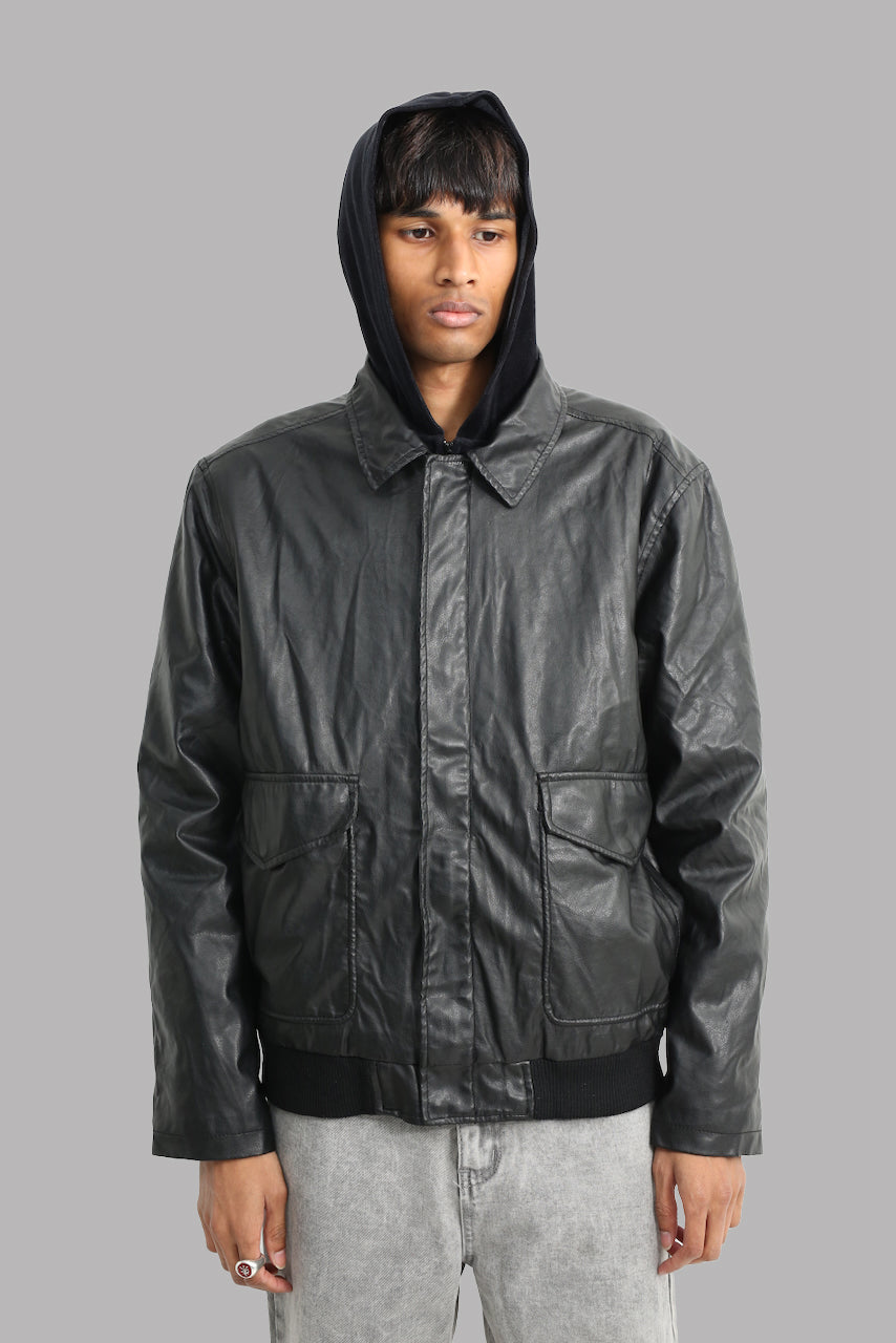 sullen tokyo drizzler leather jacket 黒 LEATHER DRIZZLER JACKET – SULLEN TOKYO