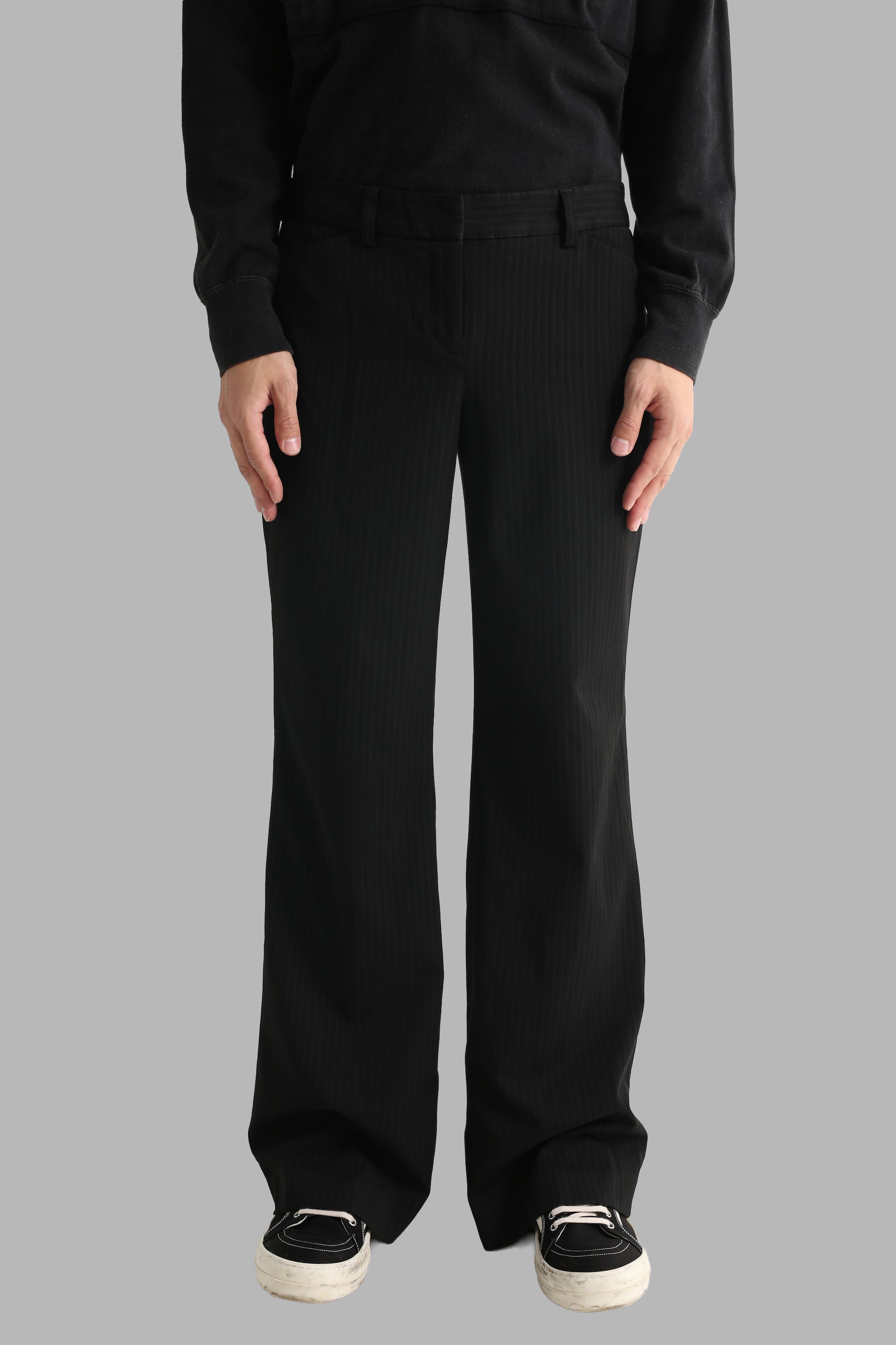 パンツ SULLEN TUCK WIDE LEG DENIM PANTS - BLACK SULLEN TUCK WIDE LEG DENIM PANTS - BLACK