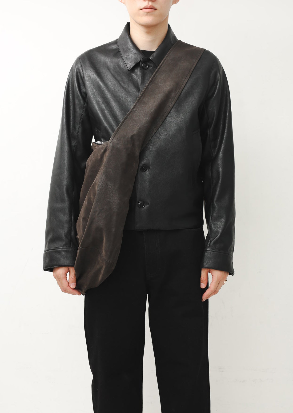 SACK SHOULDER BAG – BROWN – SULLEN TOKYO