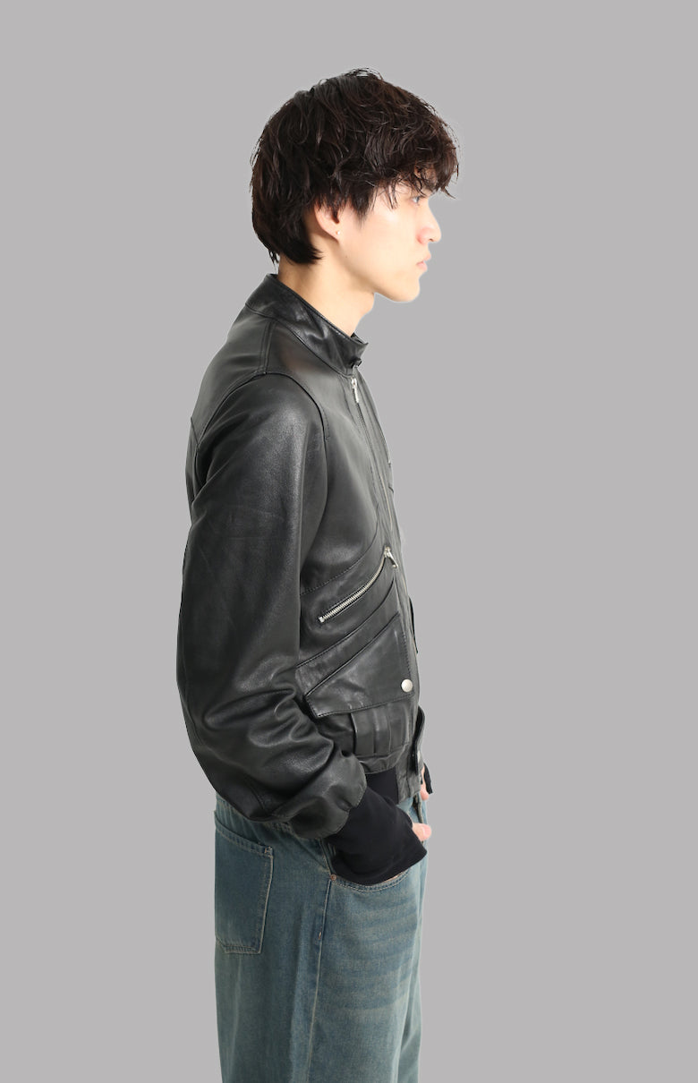 SULLEN SHORT LEATHER JACKET sullen tokyo leather short jacket