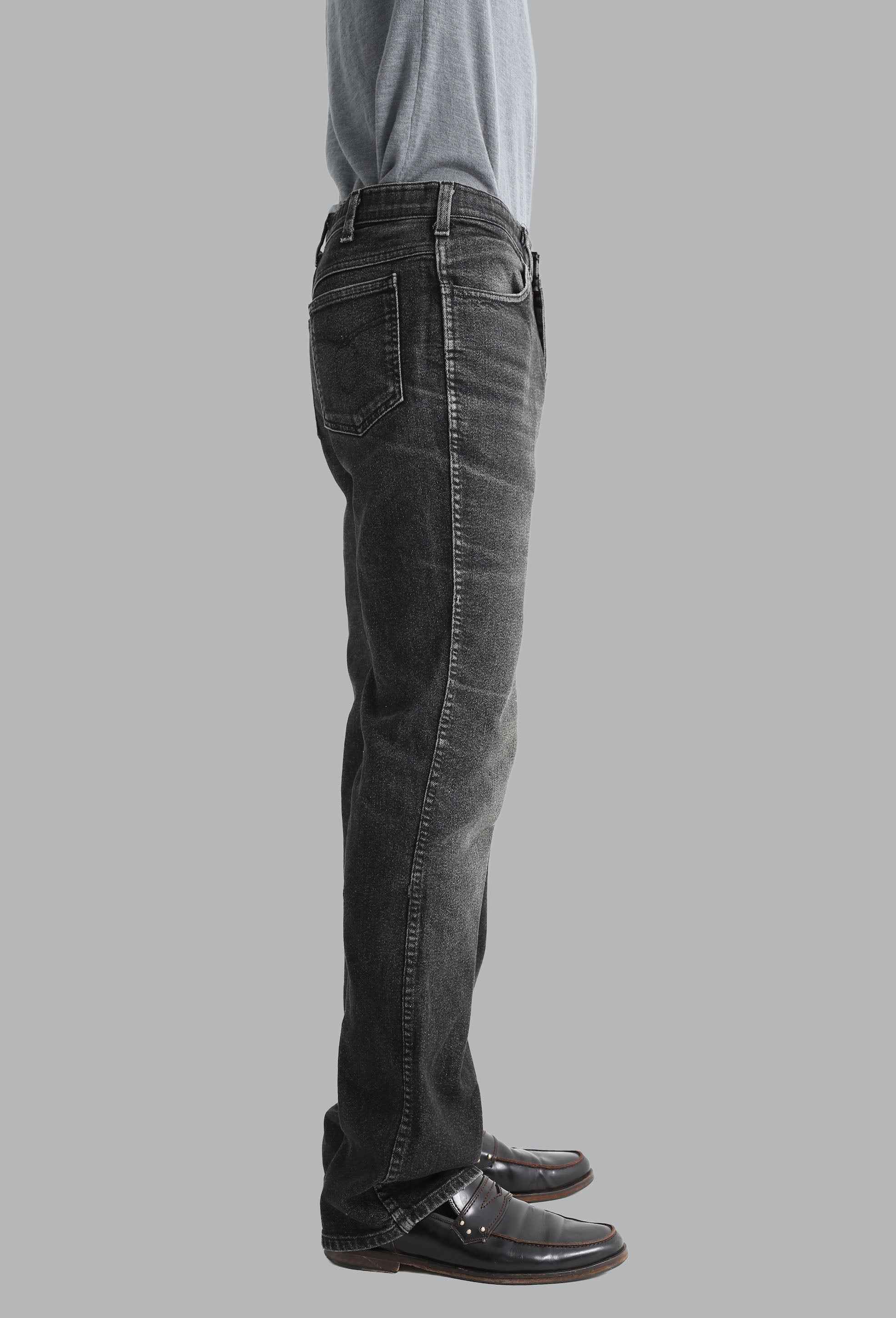 パンツ sullen tokyo gray tweed straight pants TAMSIN PLEATED TROUSERS SOFT GREY – SANNA New York