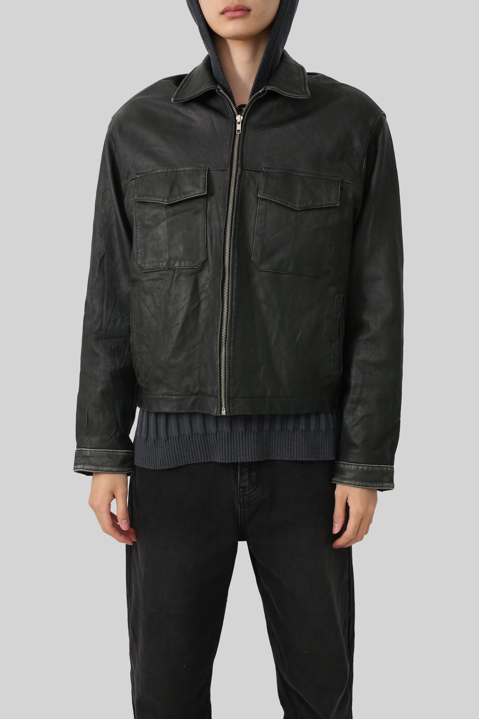 AD2003 COMME des GARCONS HOMME 千鳥柄 ストライプ シャツ c32