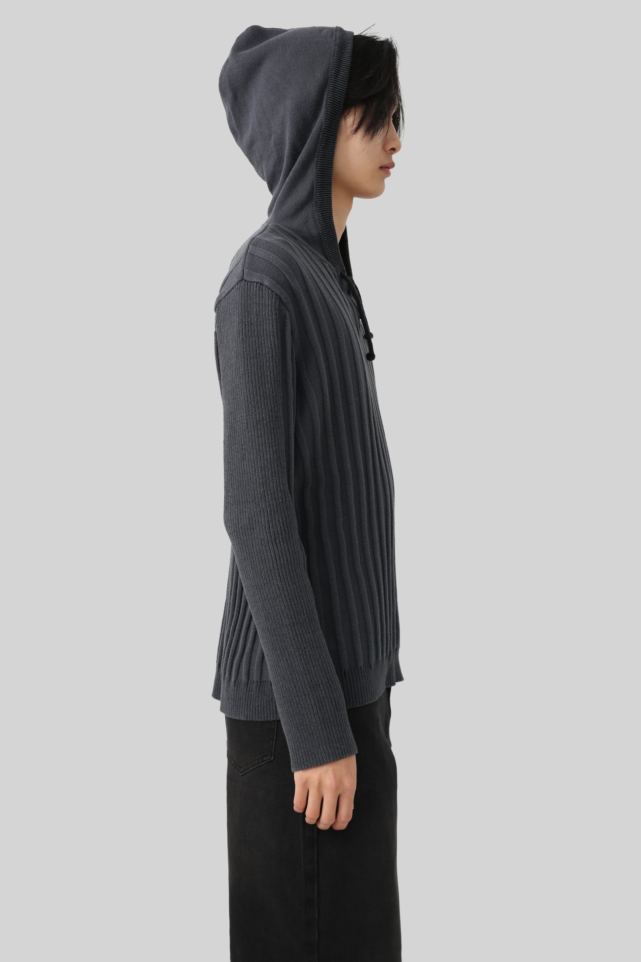 RIBBED KNIT HOODIE – SULLEN TOKYO