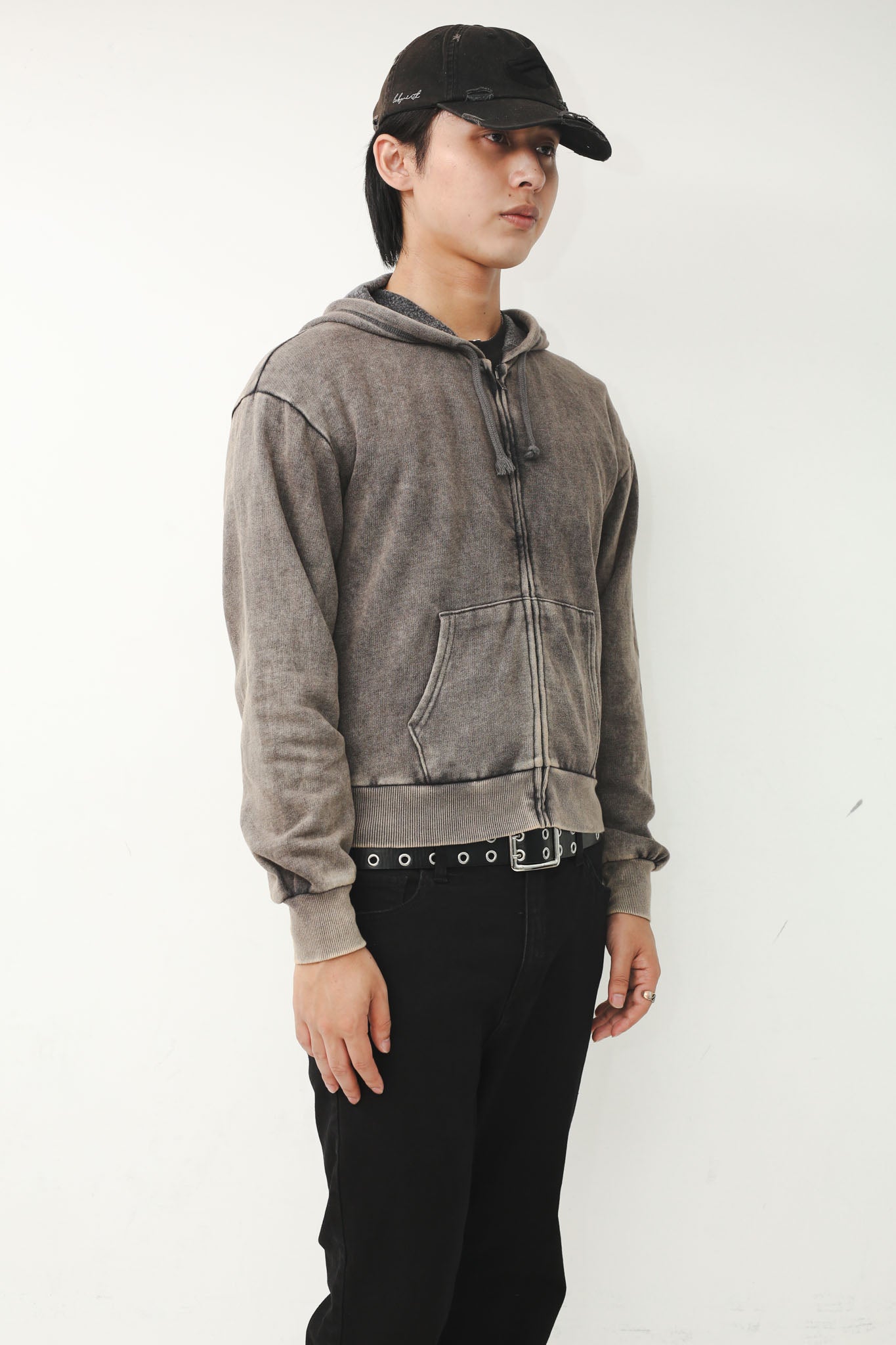 FADED SHORT ZIP HOODIE – SULLEN TOKYO
