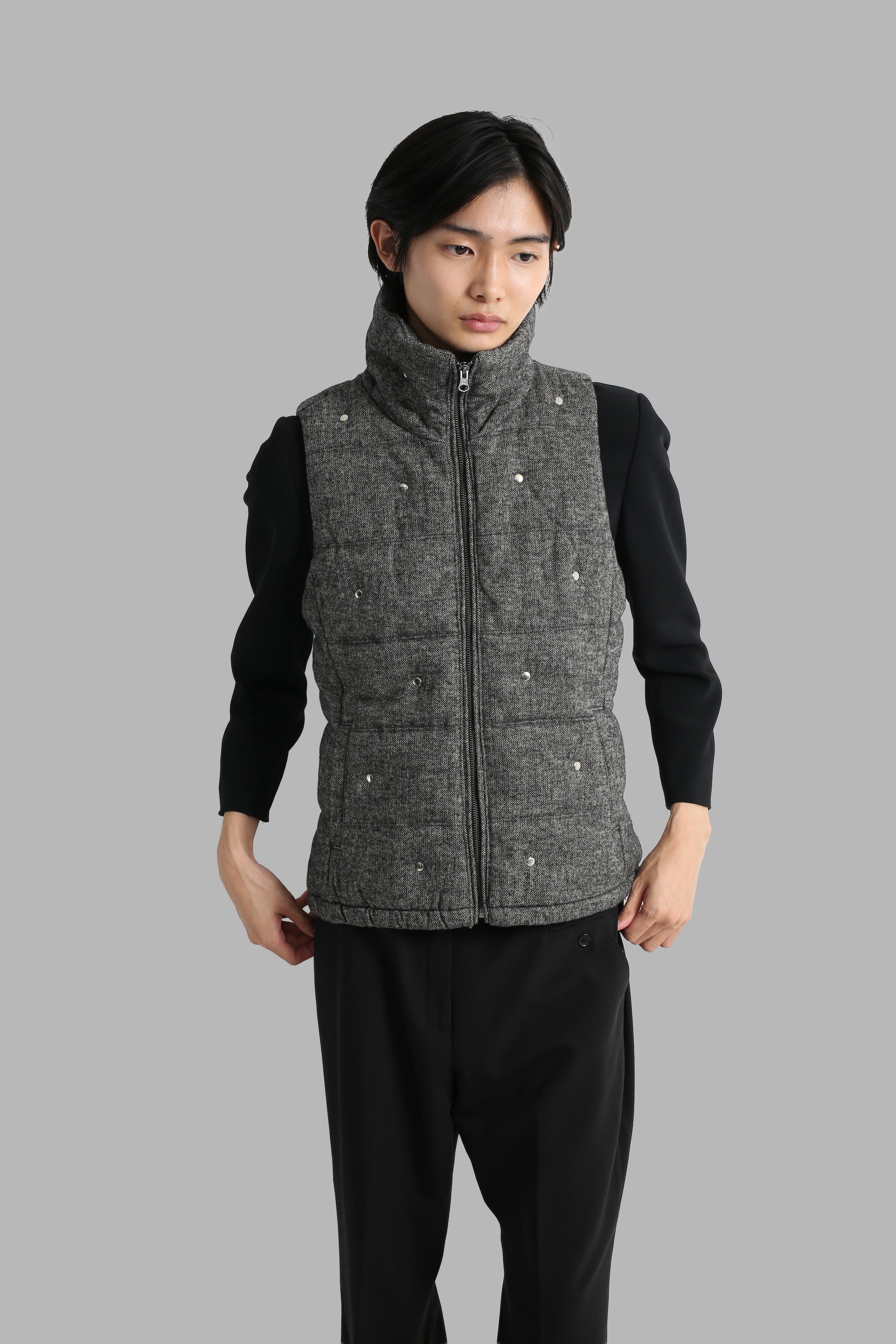 パンツ sullen tokyo gray tweed straight pants WIDE TROUSERS – SULLEN TOKYO