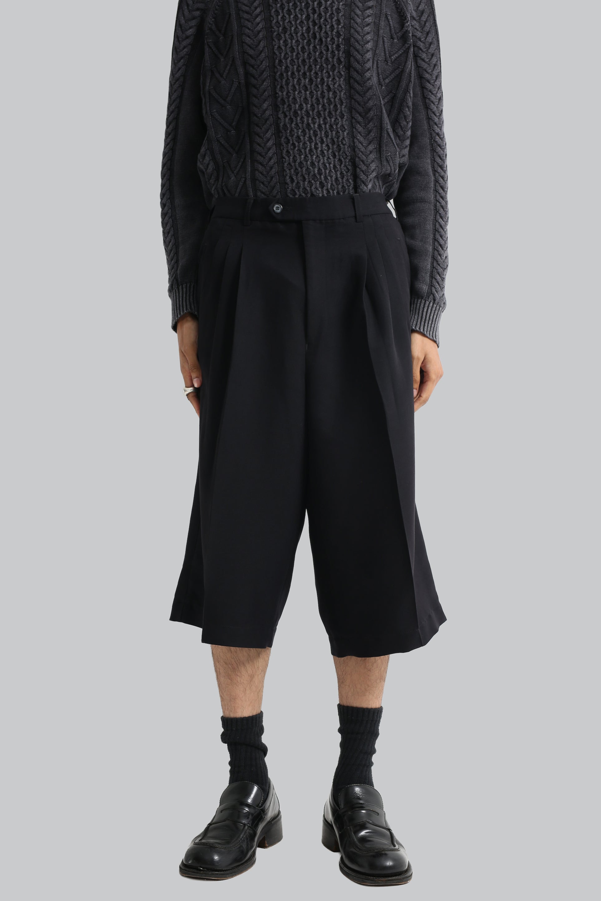 パンツ sullen leather trousers SOLA サイドカットレザーフレアパンツ【iori_2038】（その他