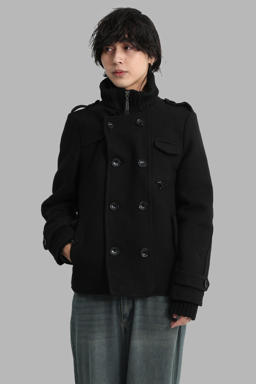 変形ロングコート　sullen Du noir】スタンドネック中綿ロングコート | PUAL CE CIN