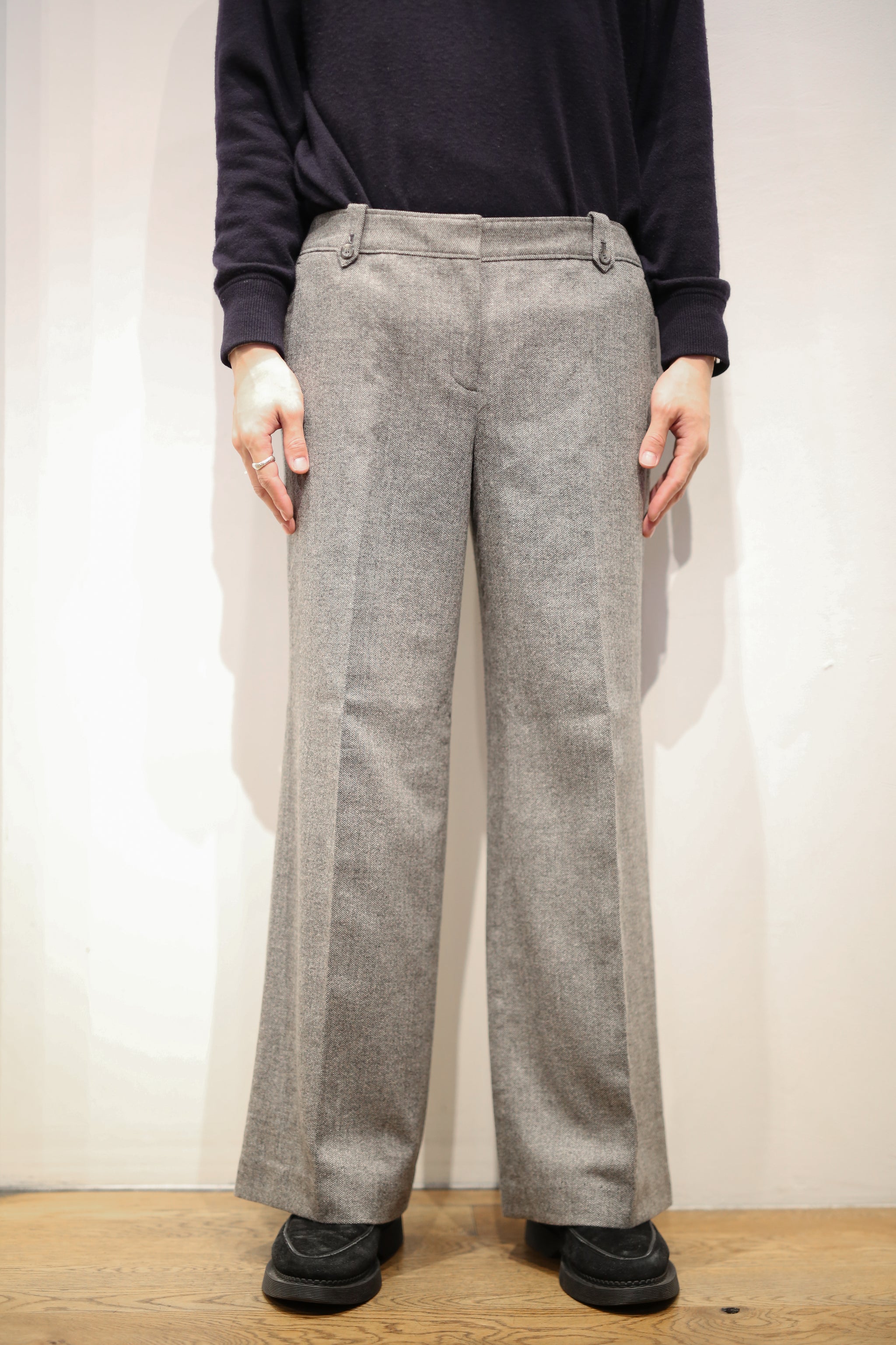 90's GREY TWEED STRAIGHT PANTS – SULLEN TOKYO 90's GREY TWEED STRAIGHT PANTS – SULLEN TOKYO