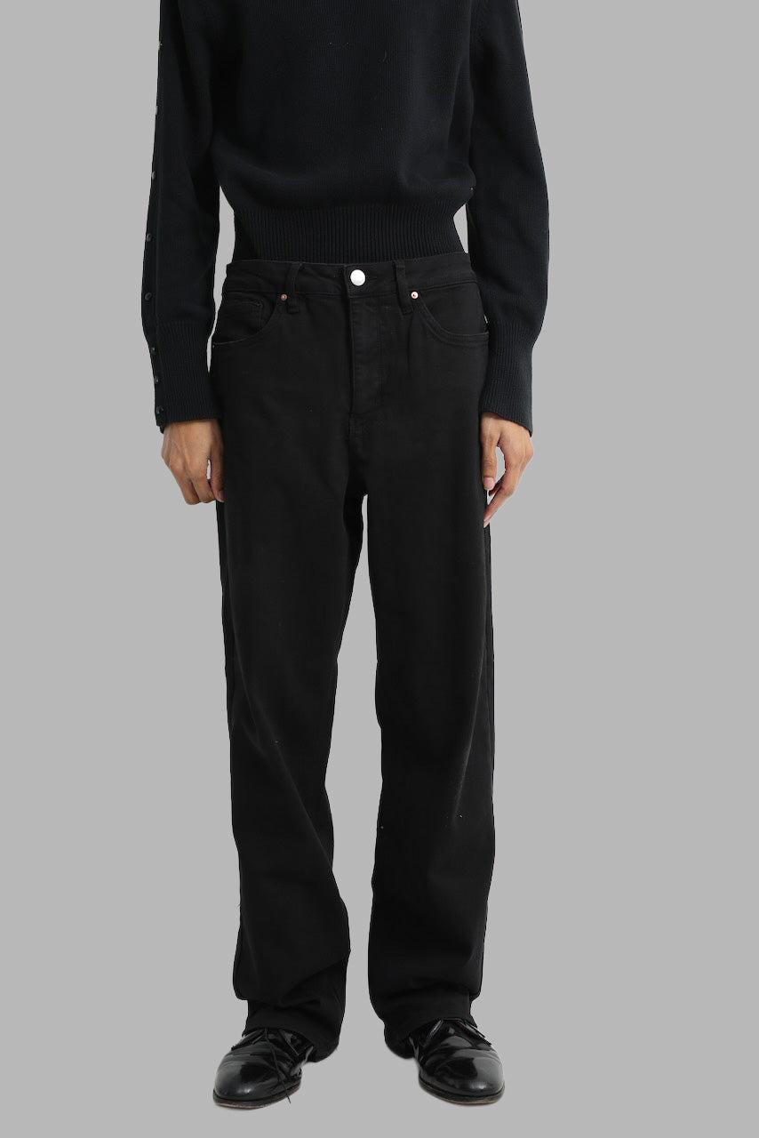 BLACK WIDE DENIM PANTS – SULLEN TOKYO