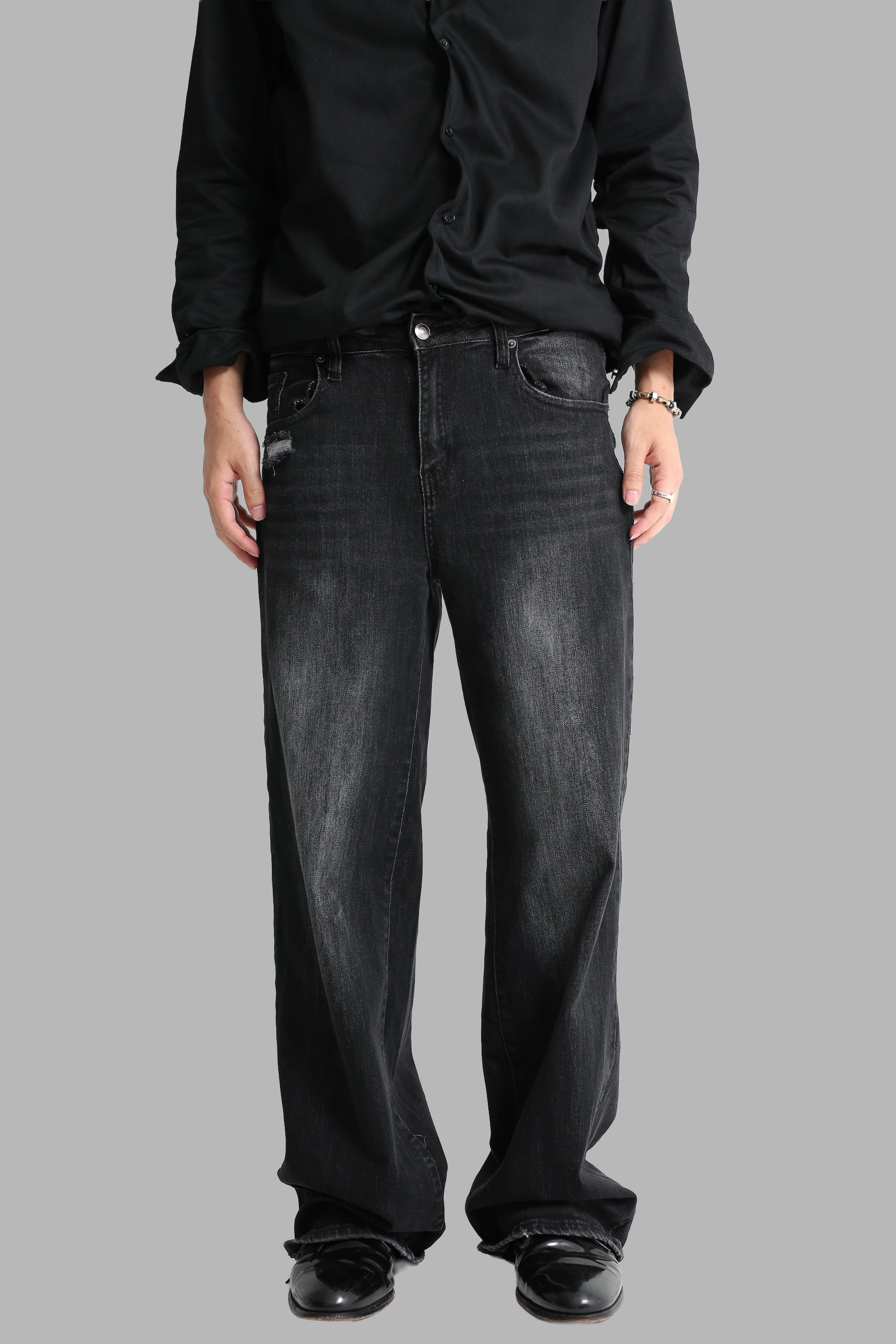 パンツ EMOBROTHER Washed Baggy Jeans Brown Washed Baggy Jeans – EMOBROTHER