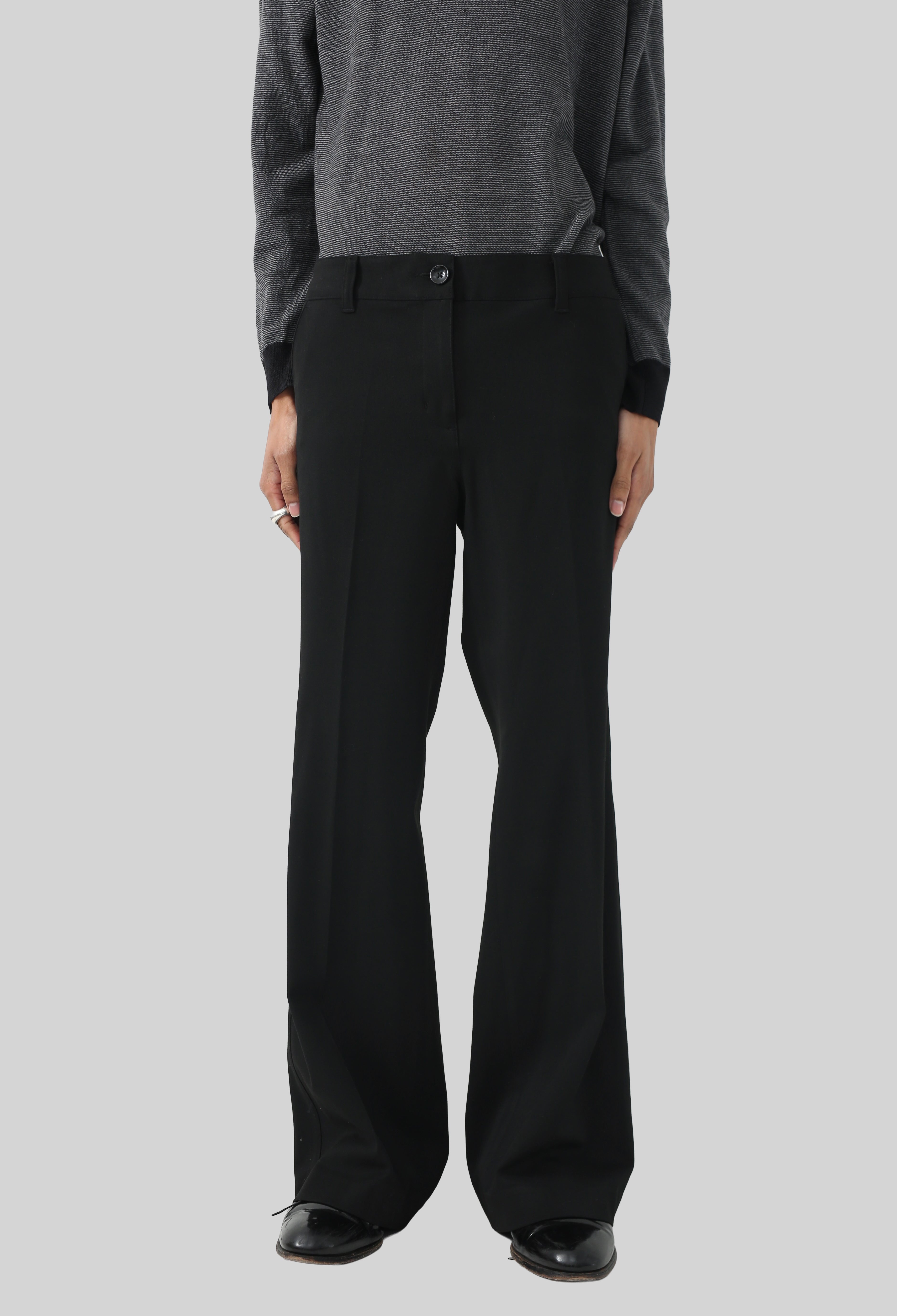 archive black wide flare slacks sullen 00s archive 海外製 フレア