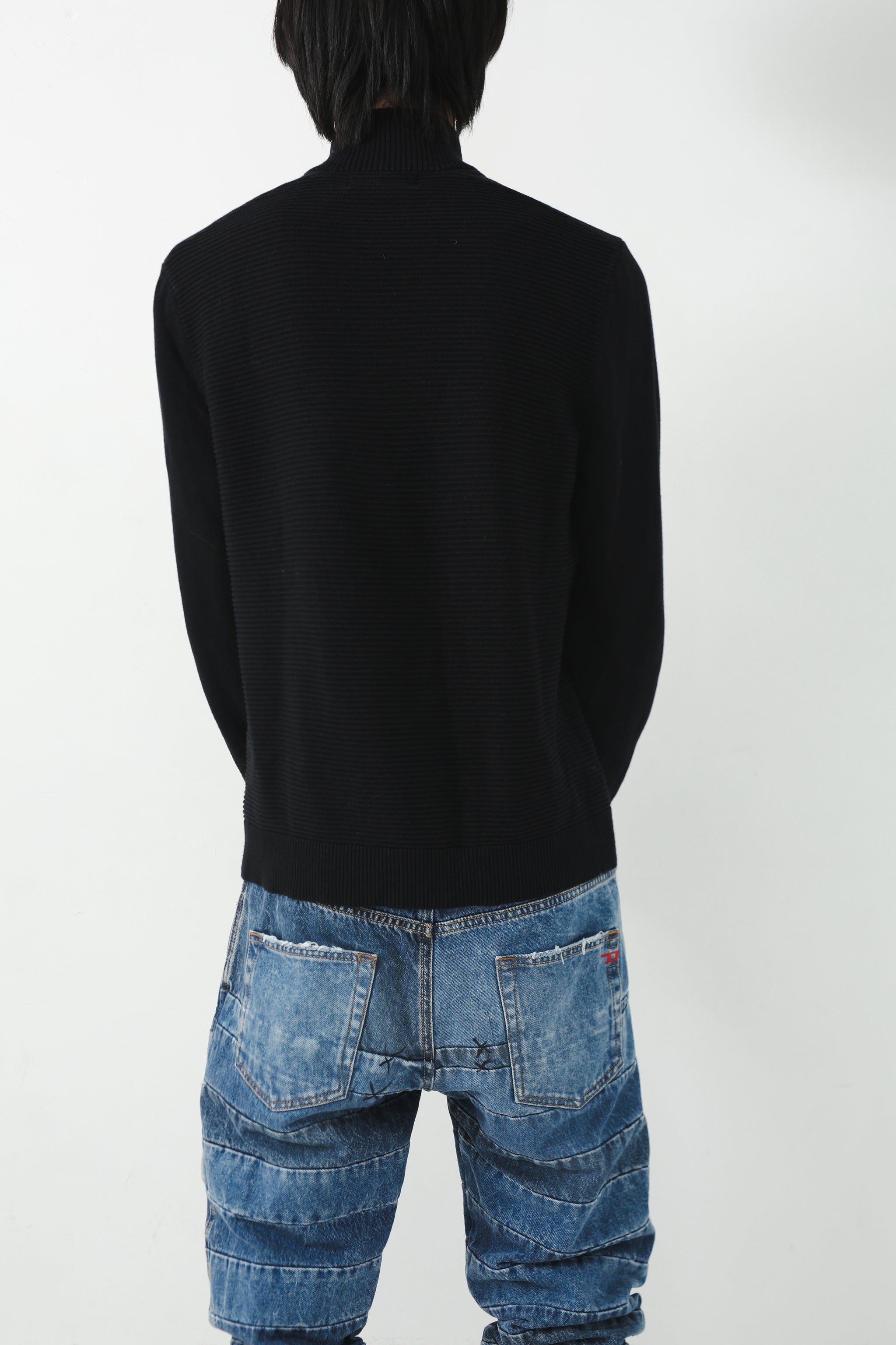 HALF ZIP KNIT SWEATER – SULLEN TOKYO