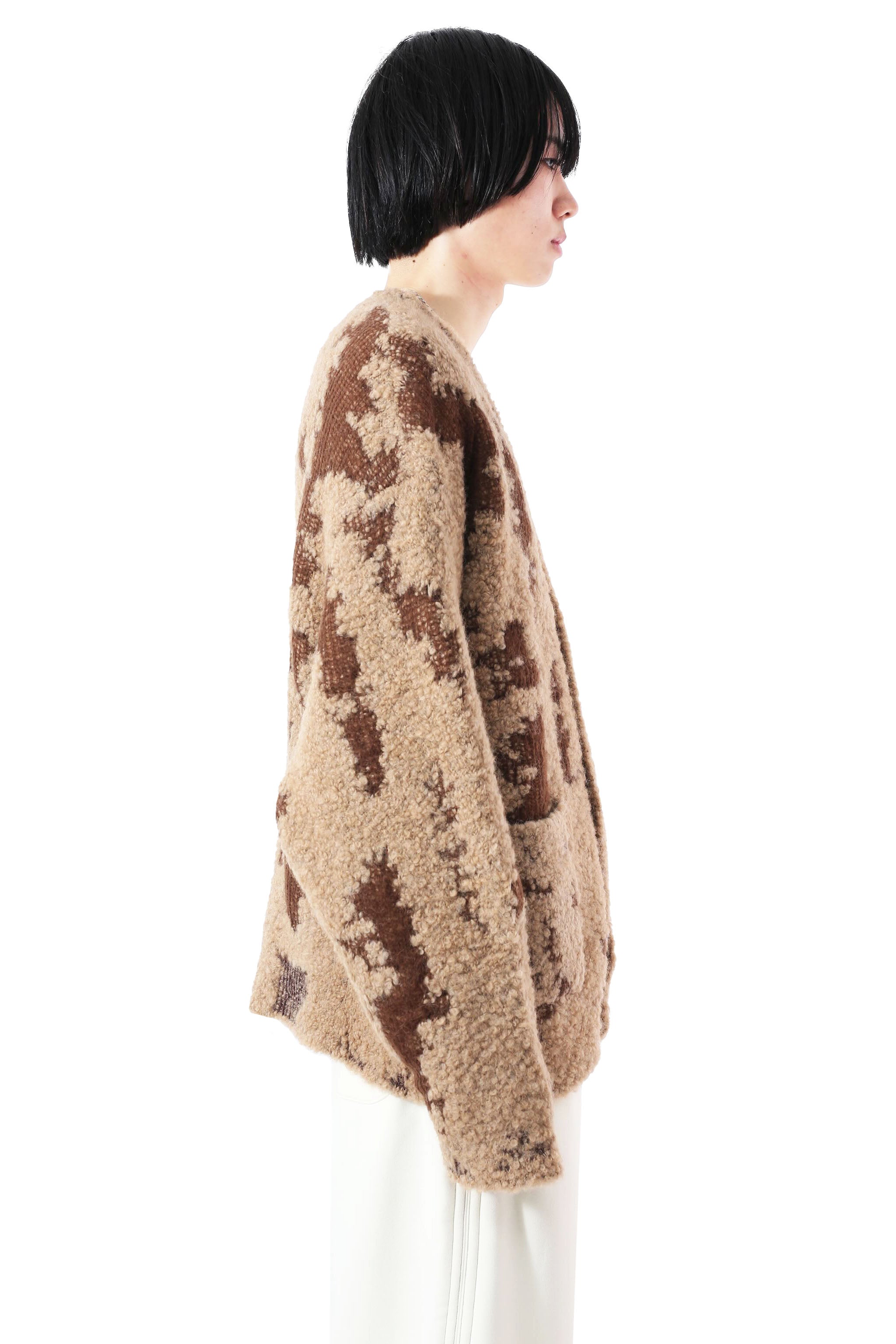 Fluffy sherpa cardigan hotsell