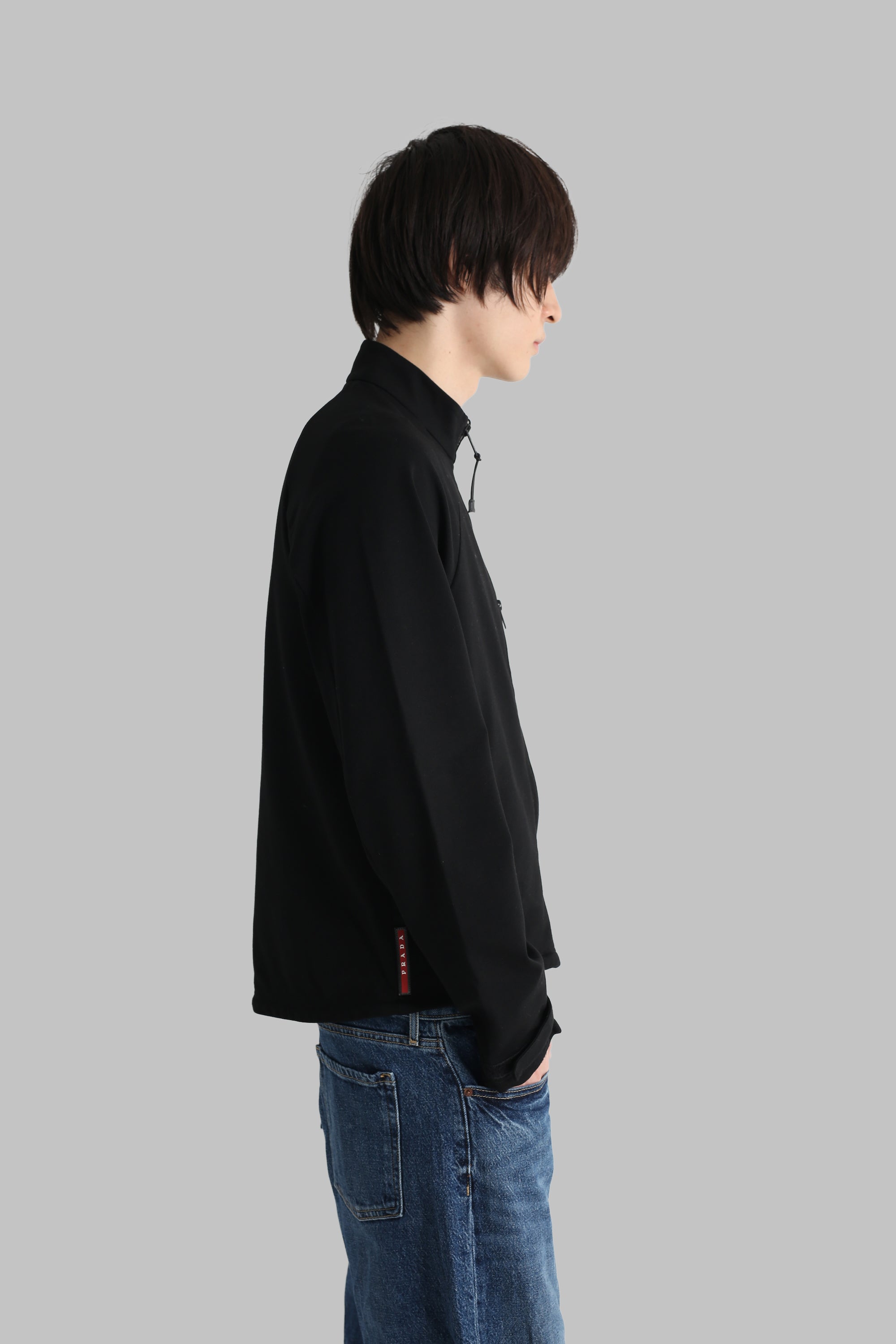 ジルボー イタリア製 archive ジャケット 00s sullen ours Late 90's – Early 2000's】“ARMANI JEANS” Black Corduroy One