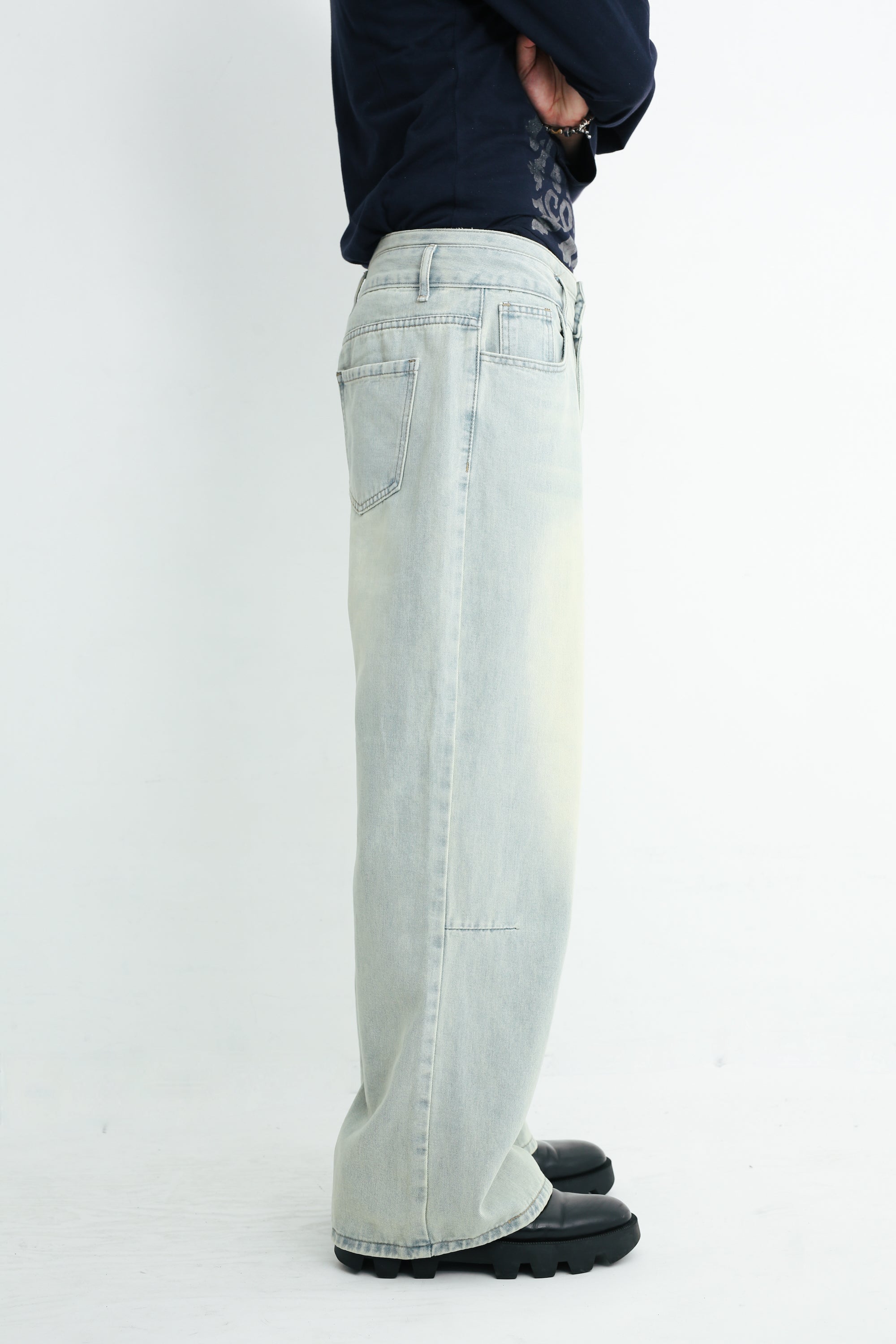 sullen tokyo baggy denim pants jeans デニム WASHED BAGGY DENIM PANTS – SULLEN TOKYO