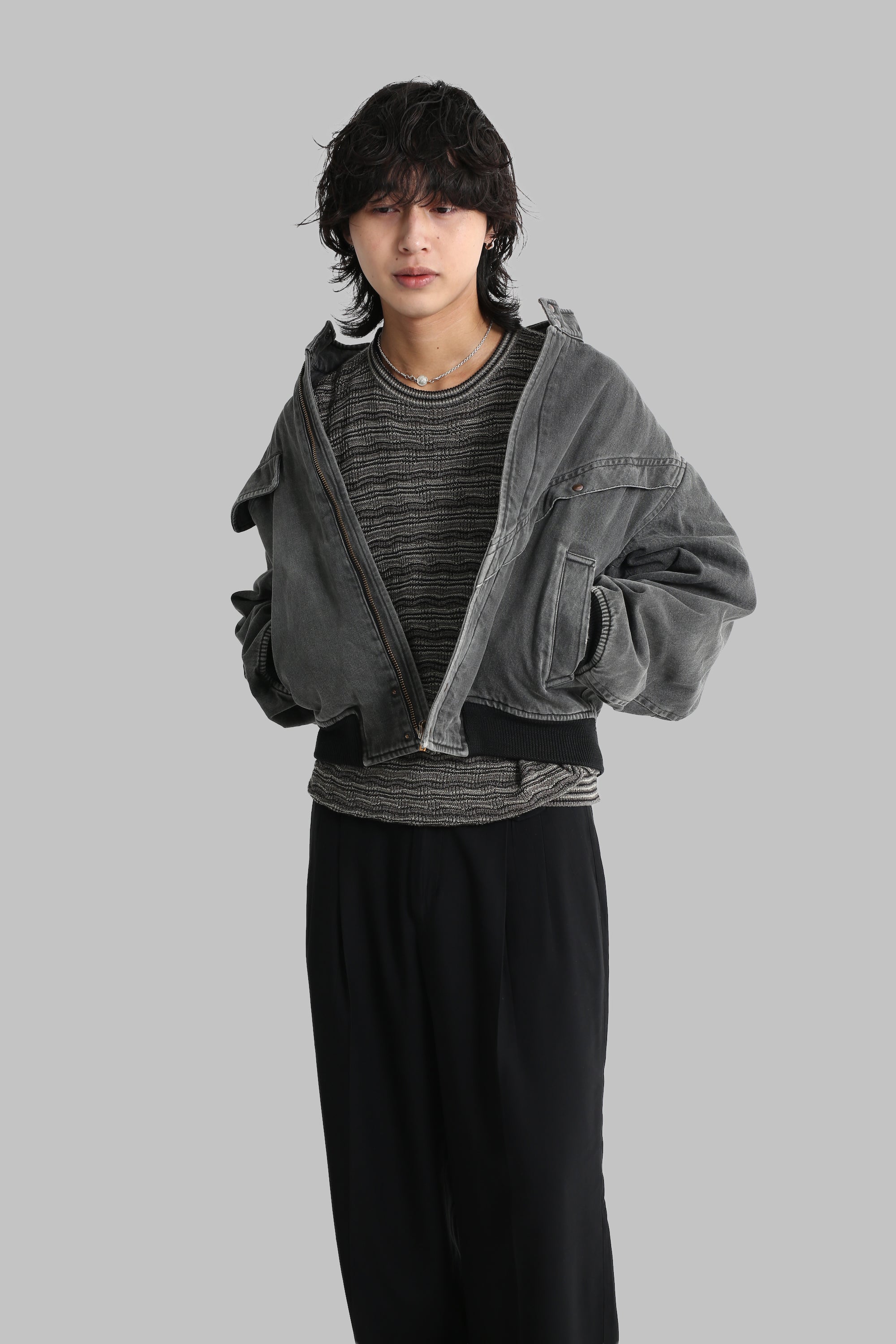 sullen tokyo ウールジップアップブルゾン Sullen Tokyo ブルゾン ジャケット sullen tokyo ウールジップアップ