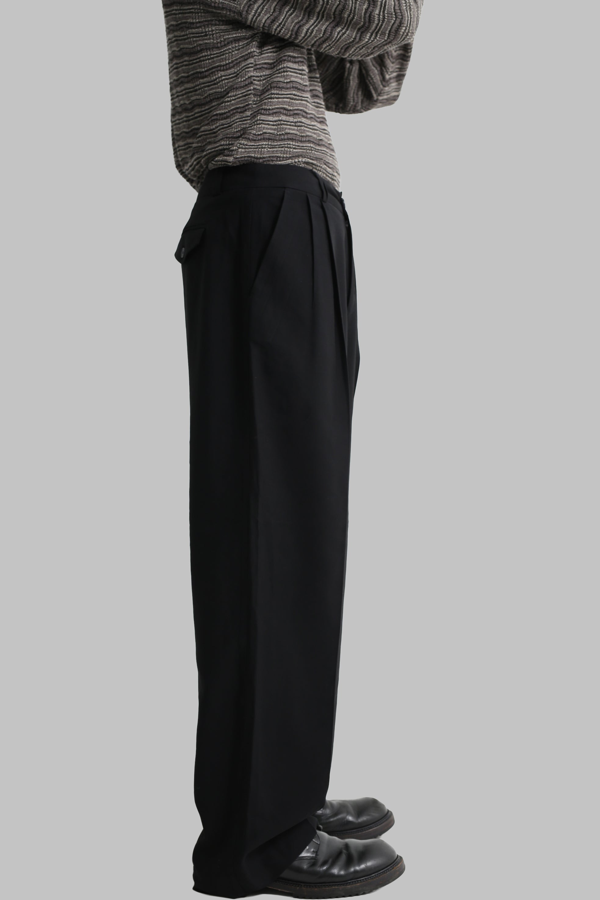 パンツ sullen tokyo wide tuck straight slacks TUCK WIDE STRAIGHT TROUSERS – SULLEN TOKYO