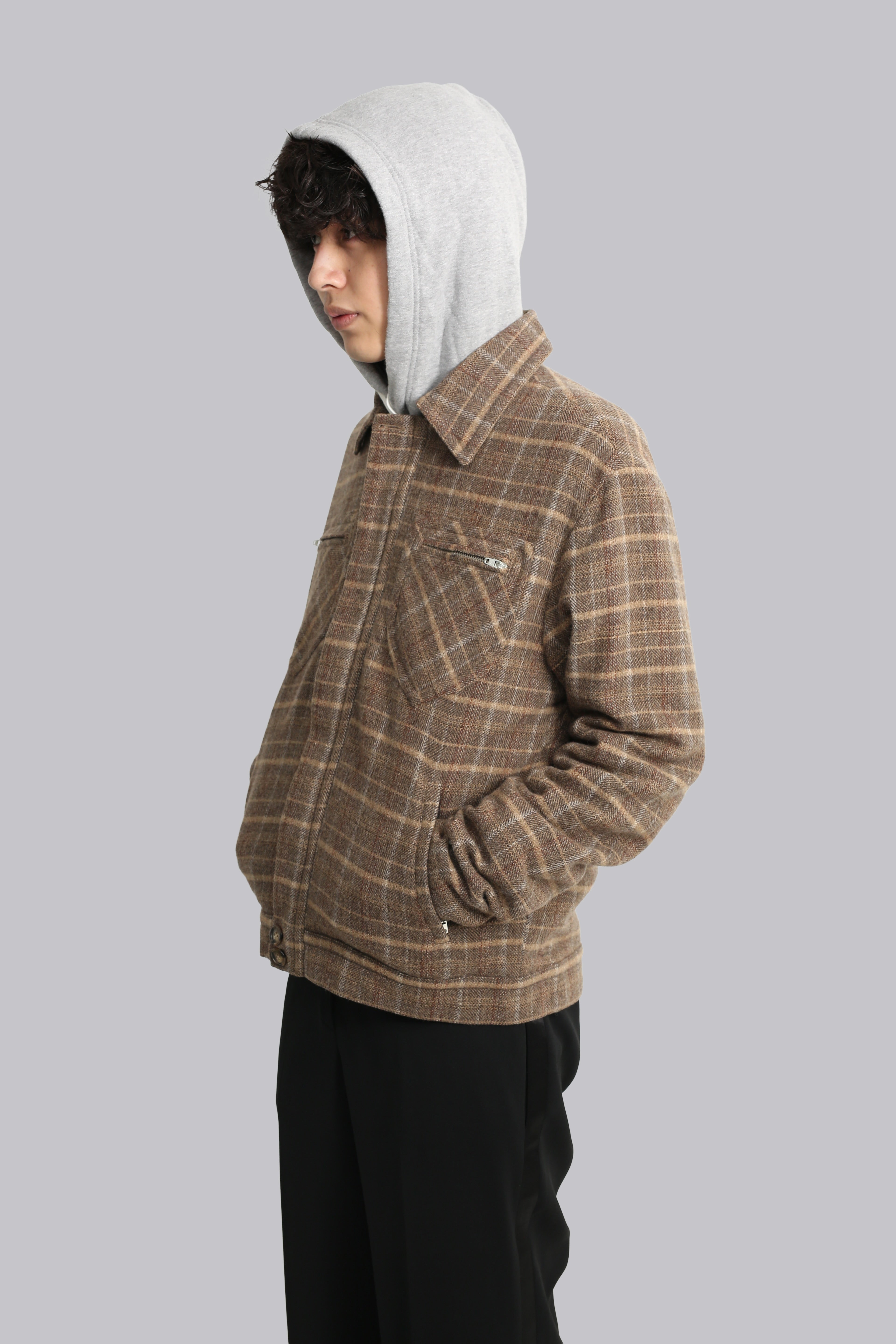 ジャケット・アウター sullen tokyo wool drizzler tweed jacket TWEED WOOL DRIZZLER JACKET – SULLEN TOKYO
