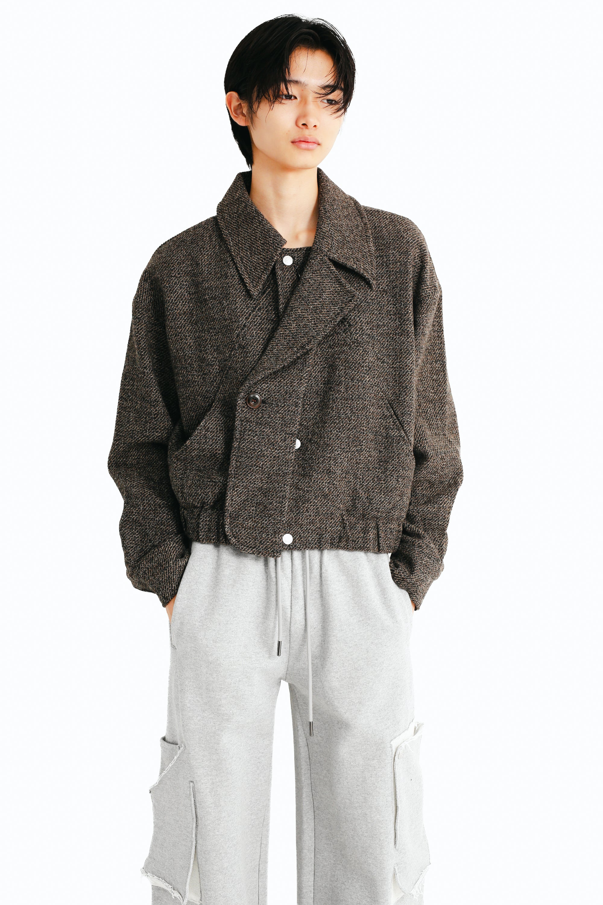 DECONSTRUCTED DETACHABLE LAPEL JACKET – SULLEN TOKYO