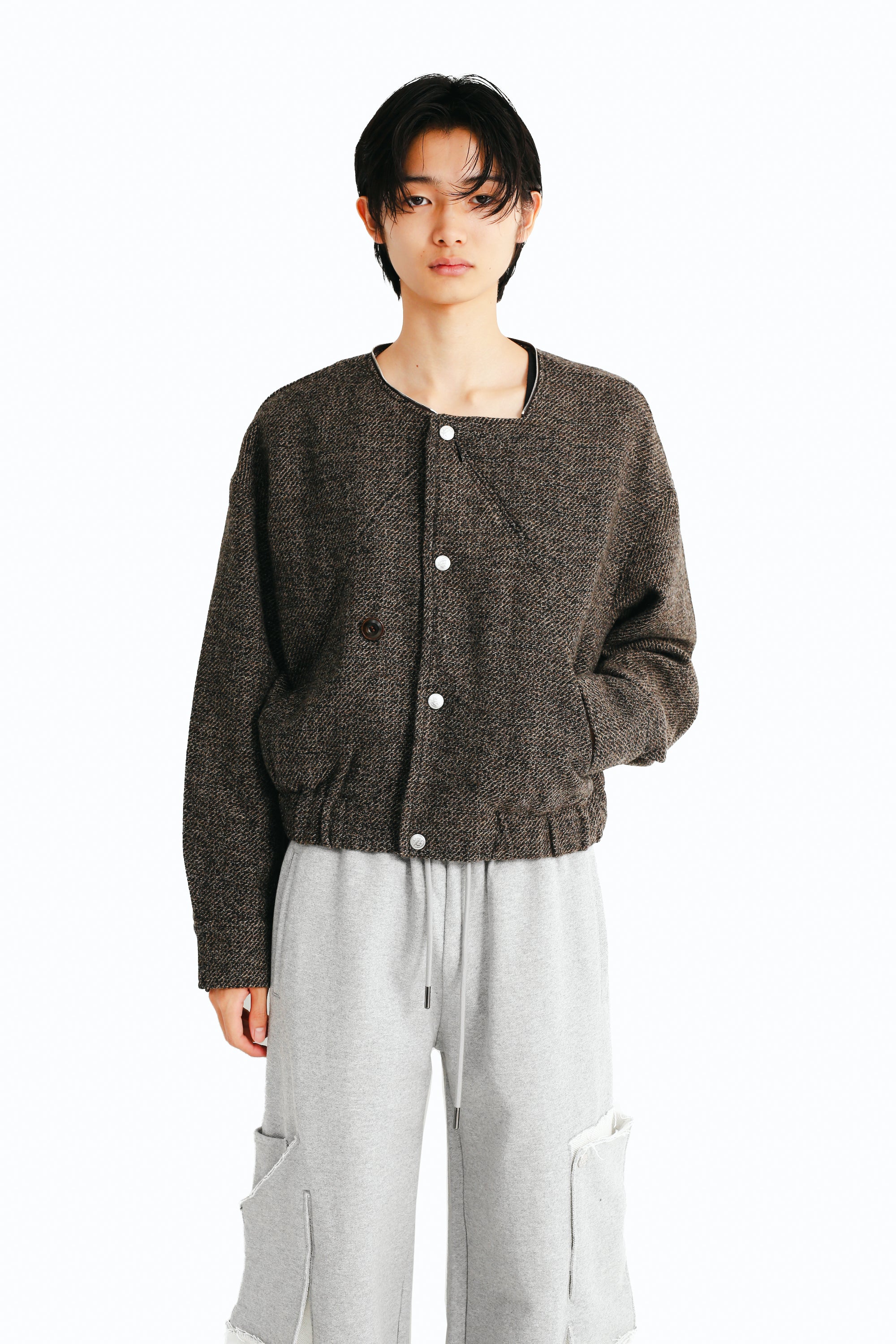 NULLUS ヌルース25ss Deconstructed Cardigan NULLUS ヌルース25ss Deconstructed Cardigan NULLUS SS25