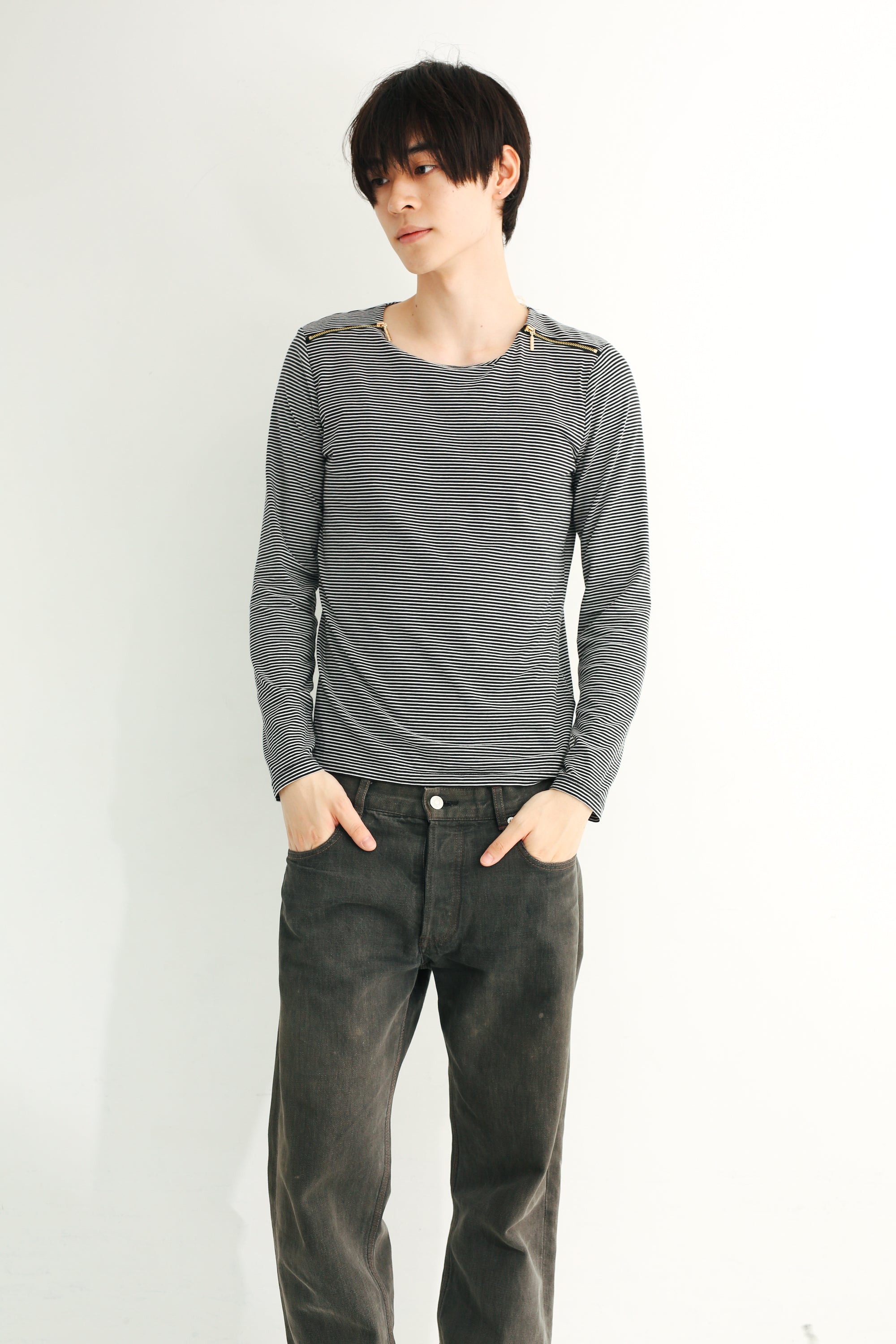 ZIPPED BORDER L/S TOP – SULLEN TOKYO