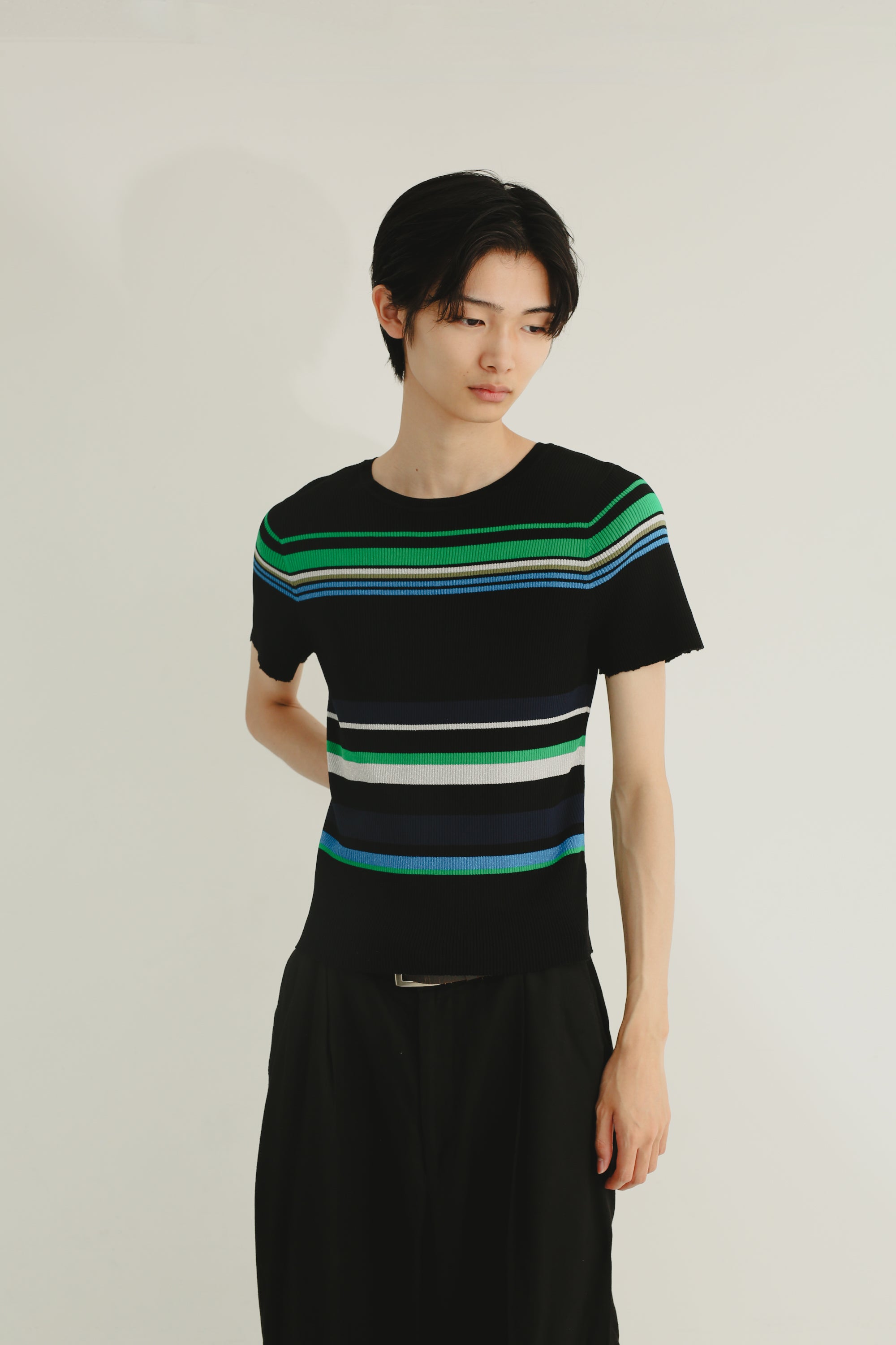 サマーニット【sullen tokyo】 BORDER SUMMER KNIT TEE – SULLEN TOKYO