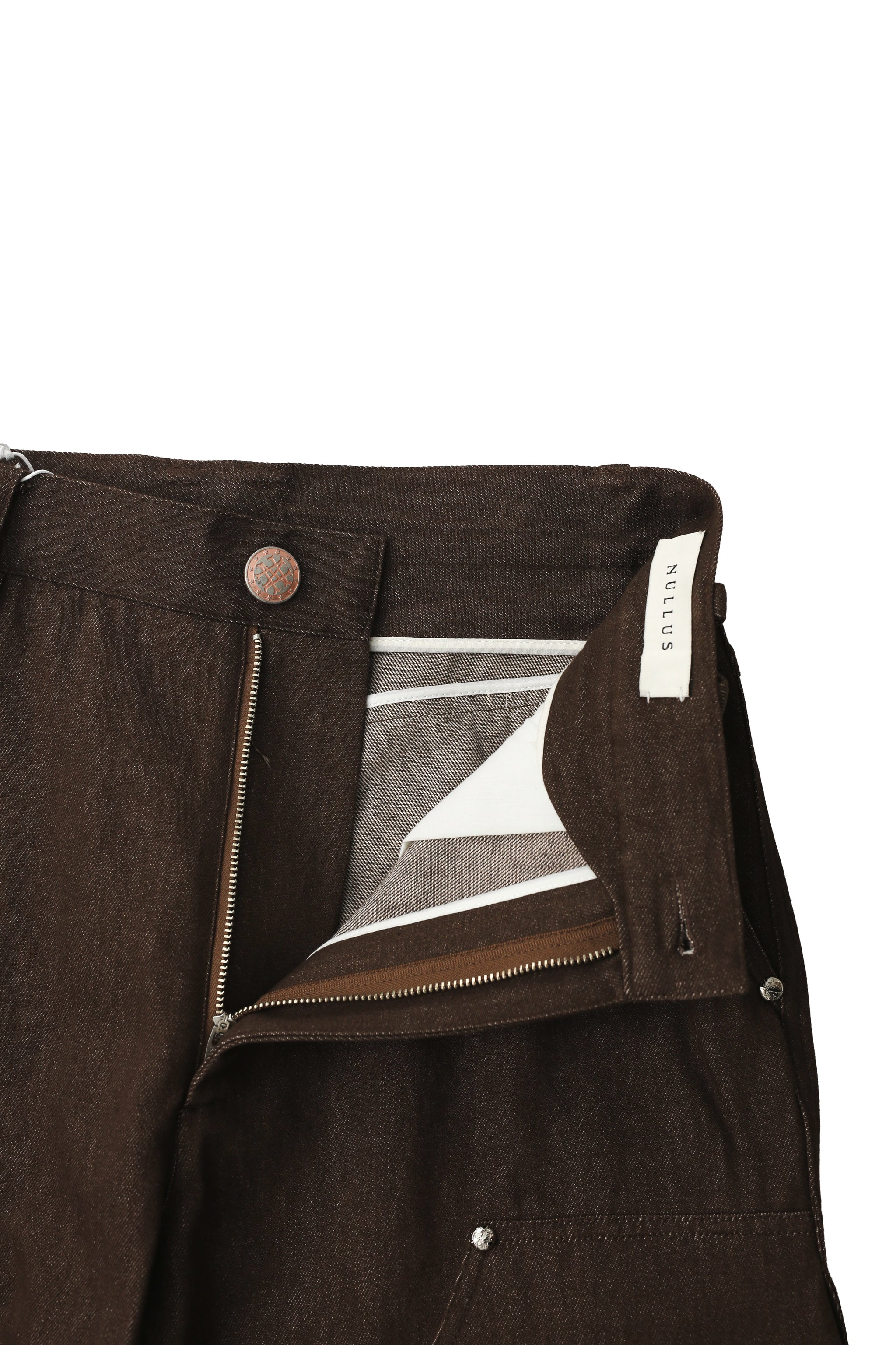 NEO PLEAT LOGGER DENIM - BROWN – SULLEN TOKYO