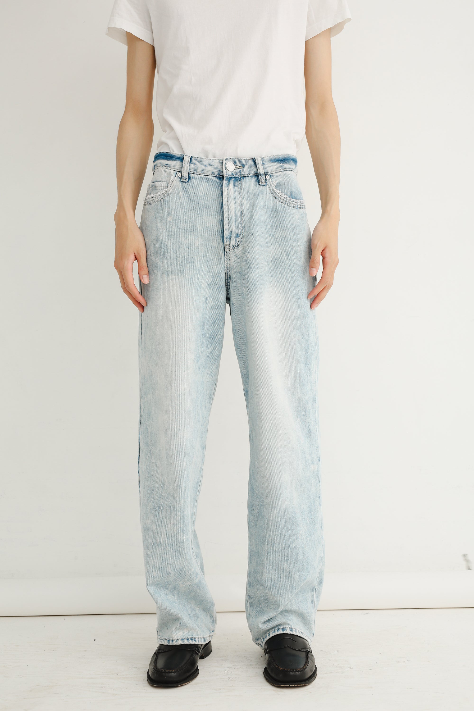 新規購入 DENIM BAGGY WASHED PANTS TOKYO SULLEN – パンツ
