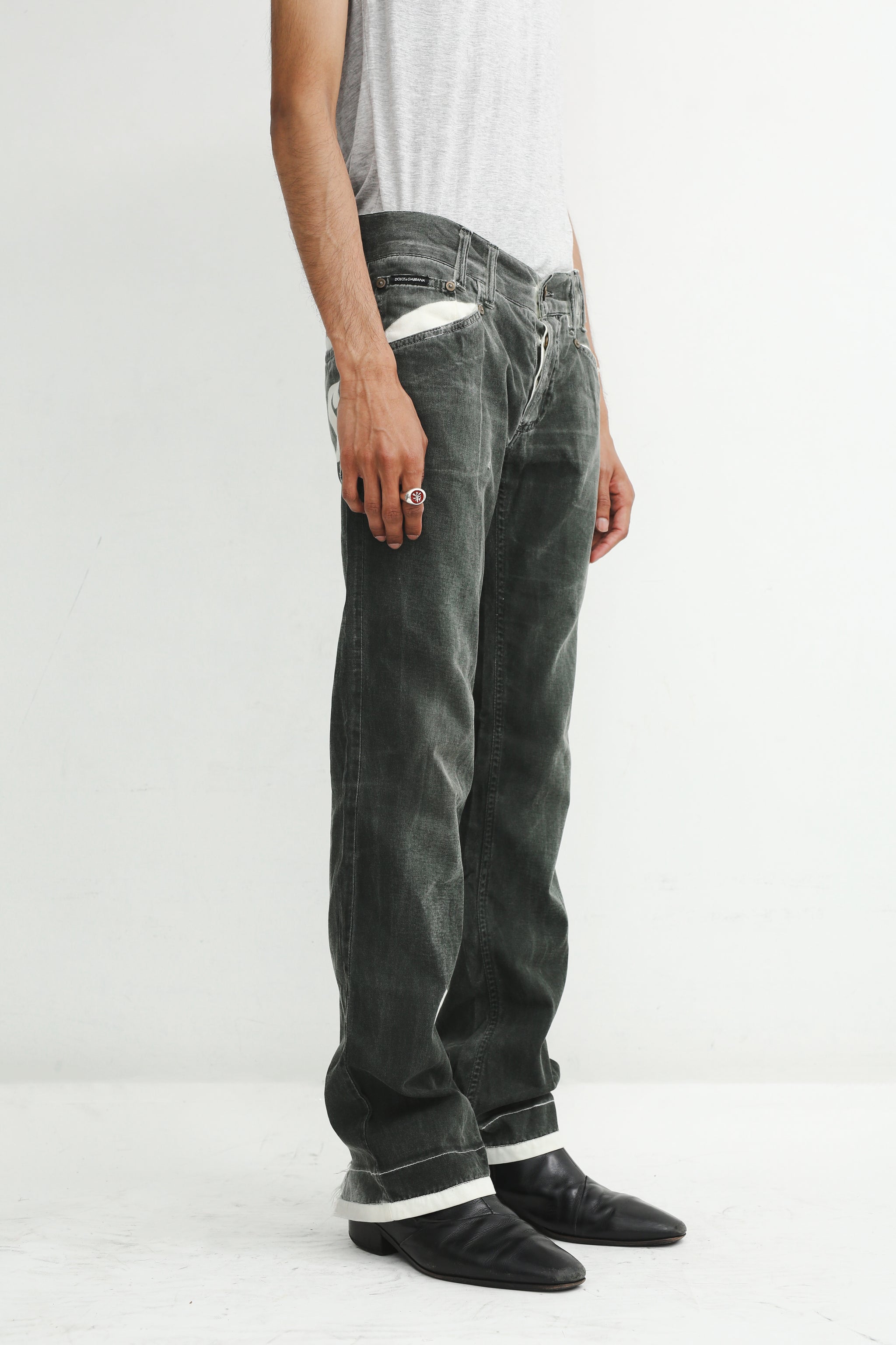 Dolce&gabbana straight denim pants 股下長め DOLCE&GABBANA