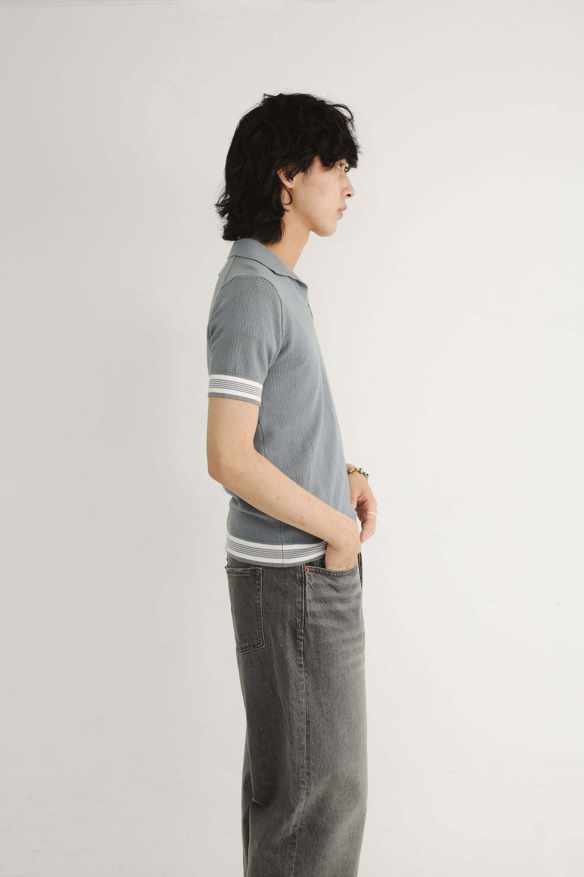 SULLEN KNIT POLO SHIRT ニットポロ 短丈 SULLEN KNIT POLO SHIRT ニットポロ 短丈 メンズ