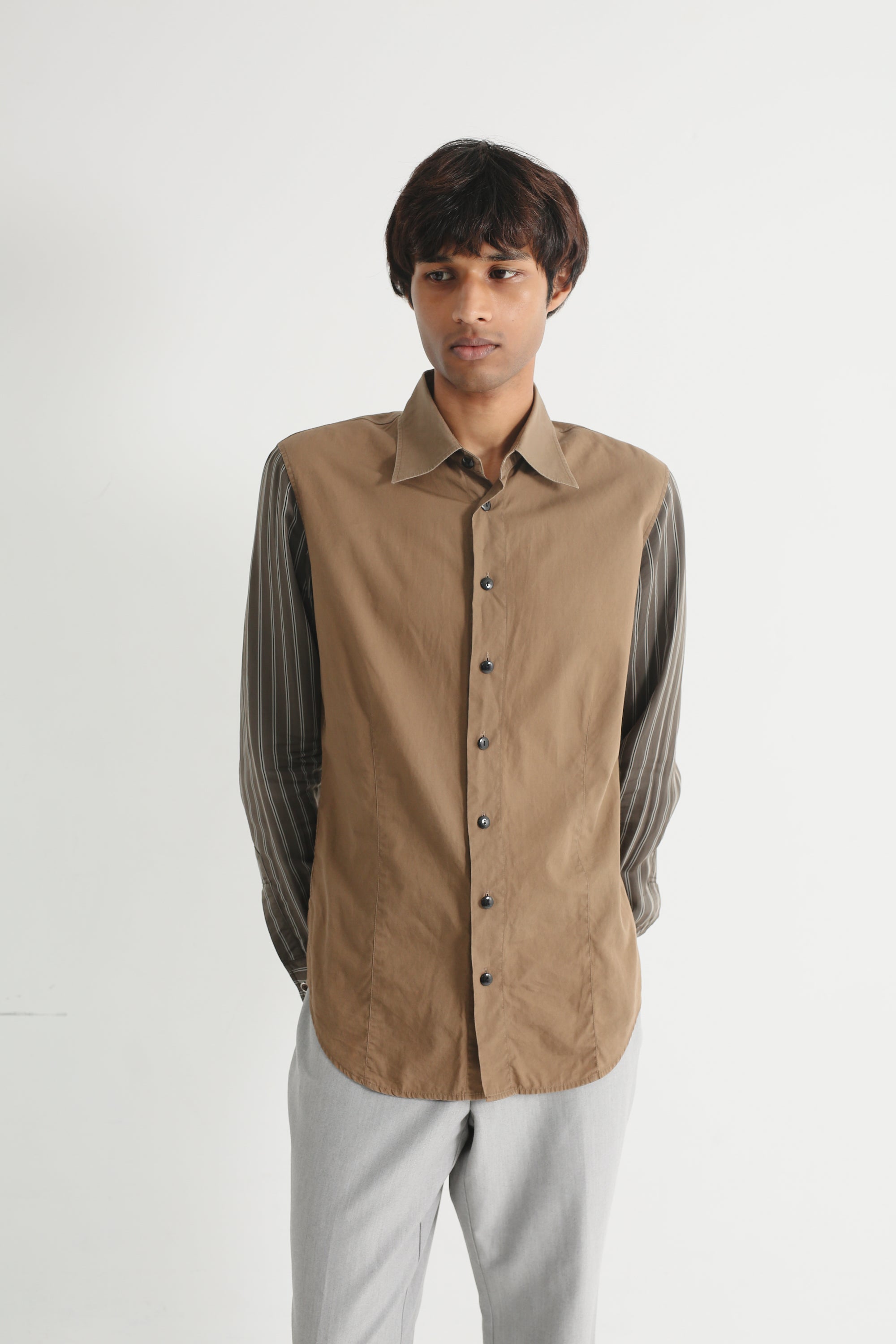 JEAN PAUL GAULTIER'' STRIPE SWITCHING SHIRT – SULLEN TOKYO