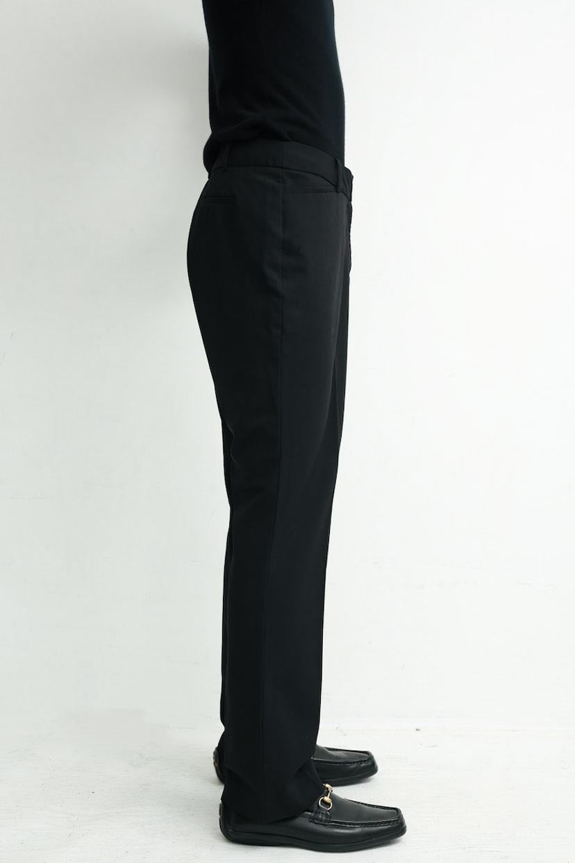 パンツ sullen tokyo straight trousers BLACK STRAIGHT TROUSERS – SULLEN TOKYO