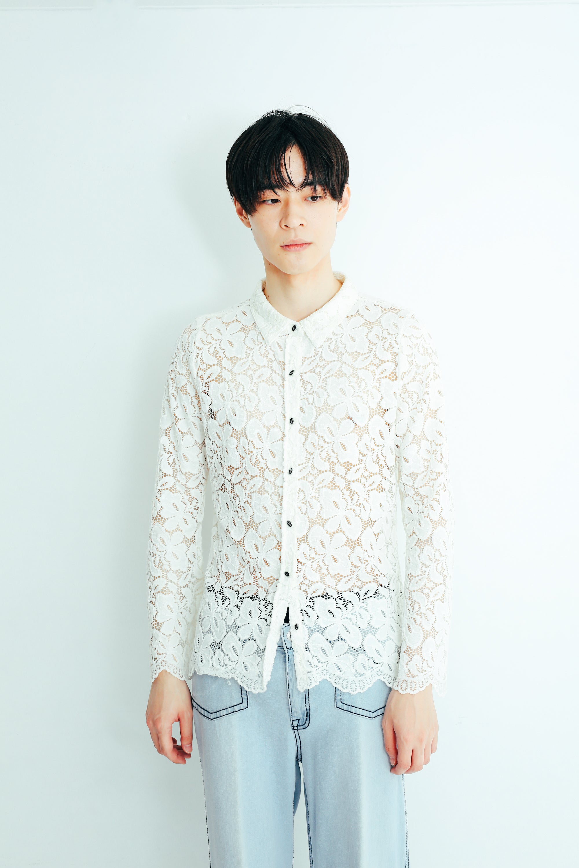 ファッション・ブランド Vintage Clothes / 1990's Lace Shirt 90's LACE SHIRT – SULLEN TOKYO
