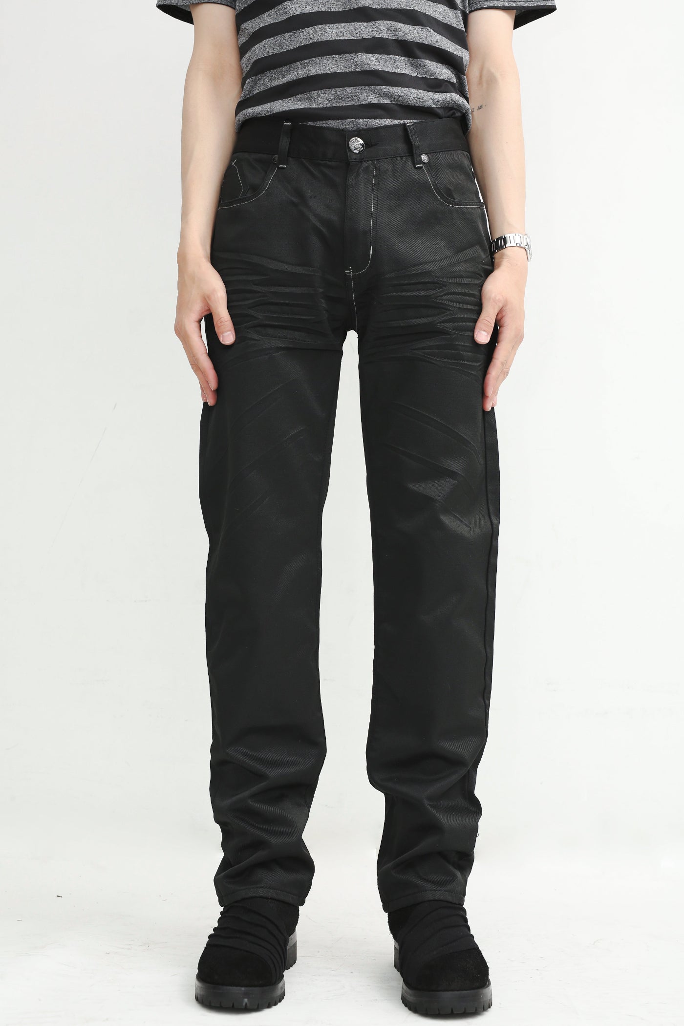 ストレートデニム　sullen tokyo COATING STRAIGHT DENIM PANTS – SULLEN TOKYO