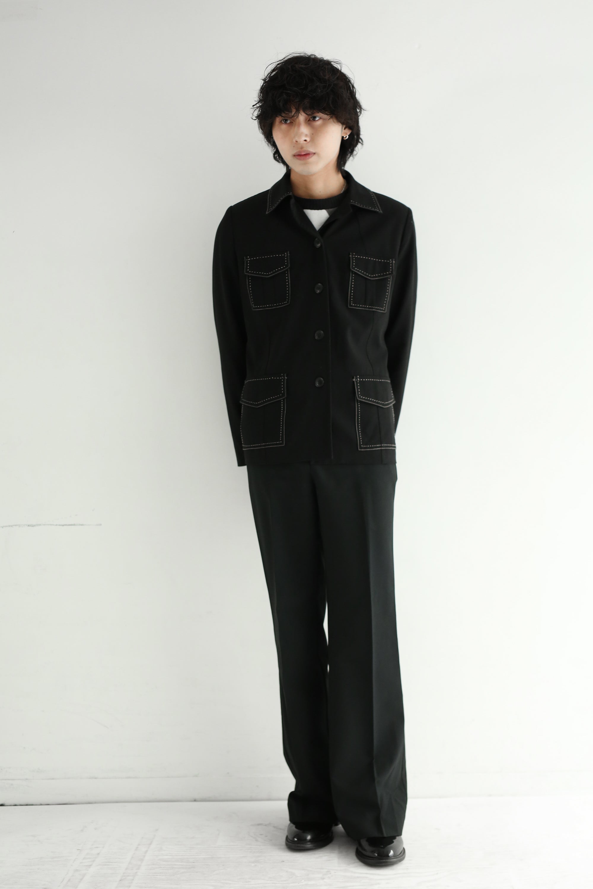 90's STITCHED SHORT JACKET – SULLEN TOKYO
