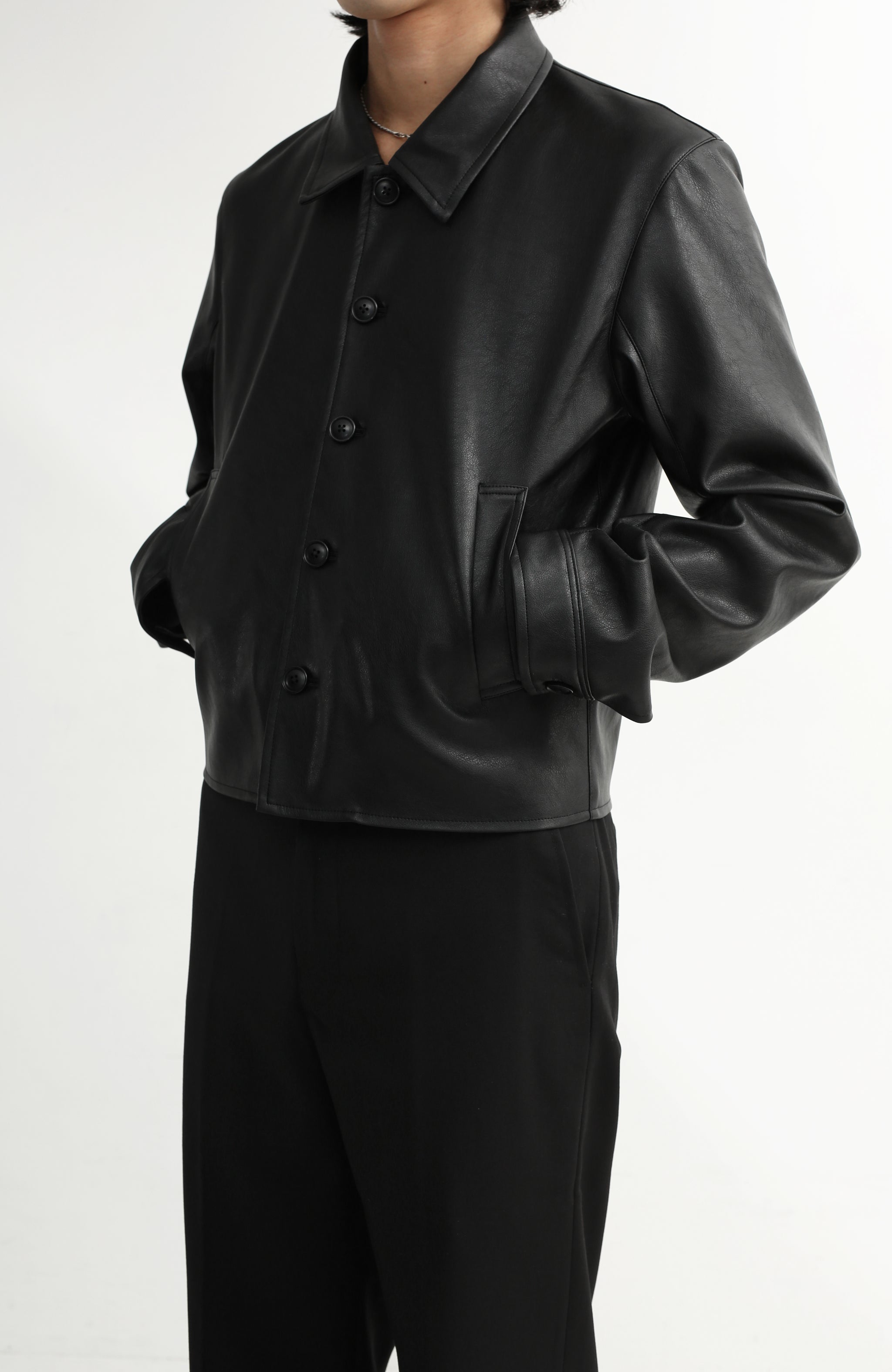 sullen 短丈ジャケット FAUX LEATHER SHORT JACKET – SULLEN TOKYO