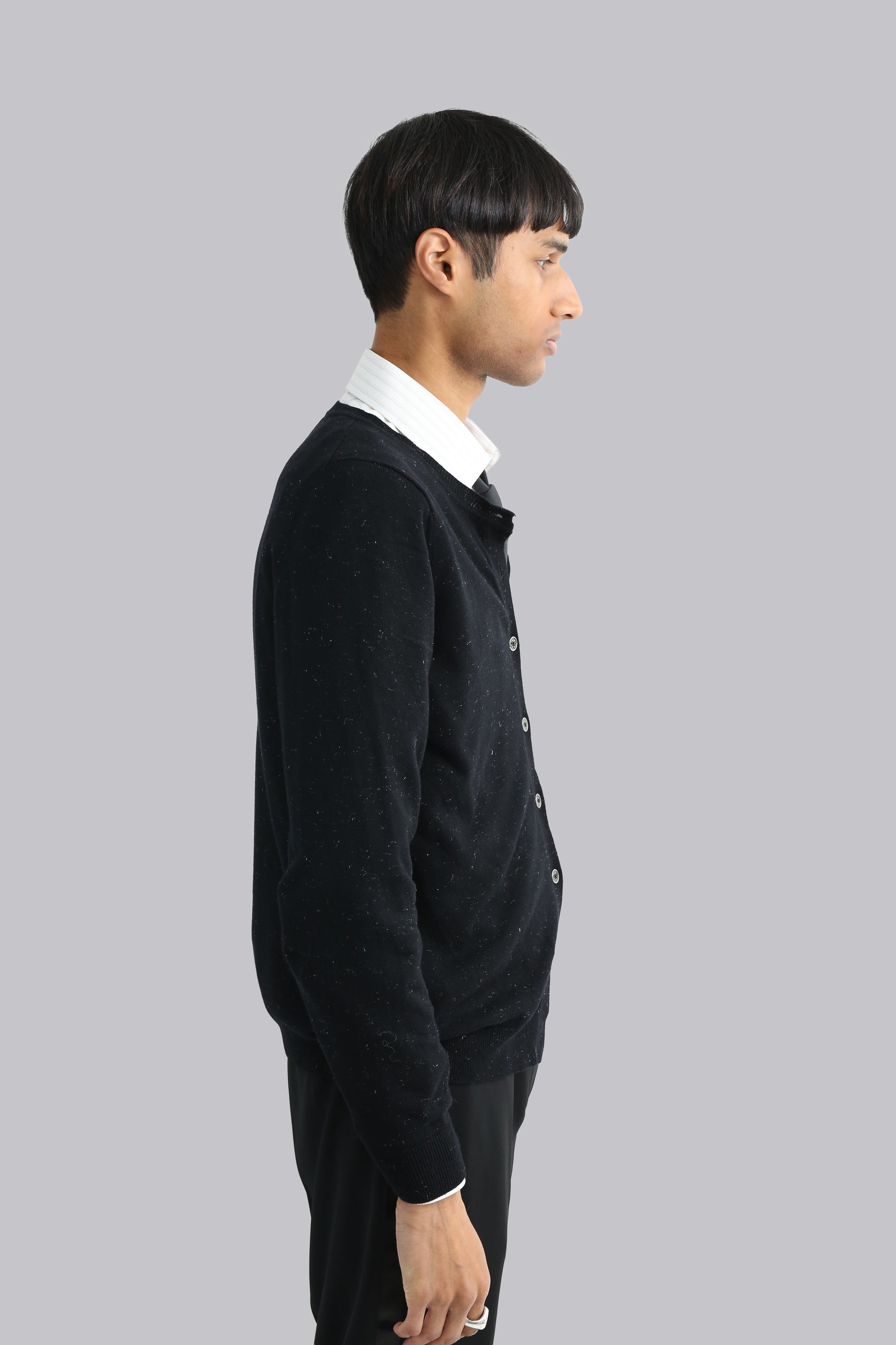 GLITTER ROUND NECK CARDIGAN – SULLEN TOKYO