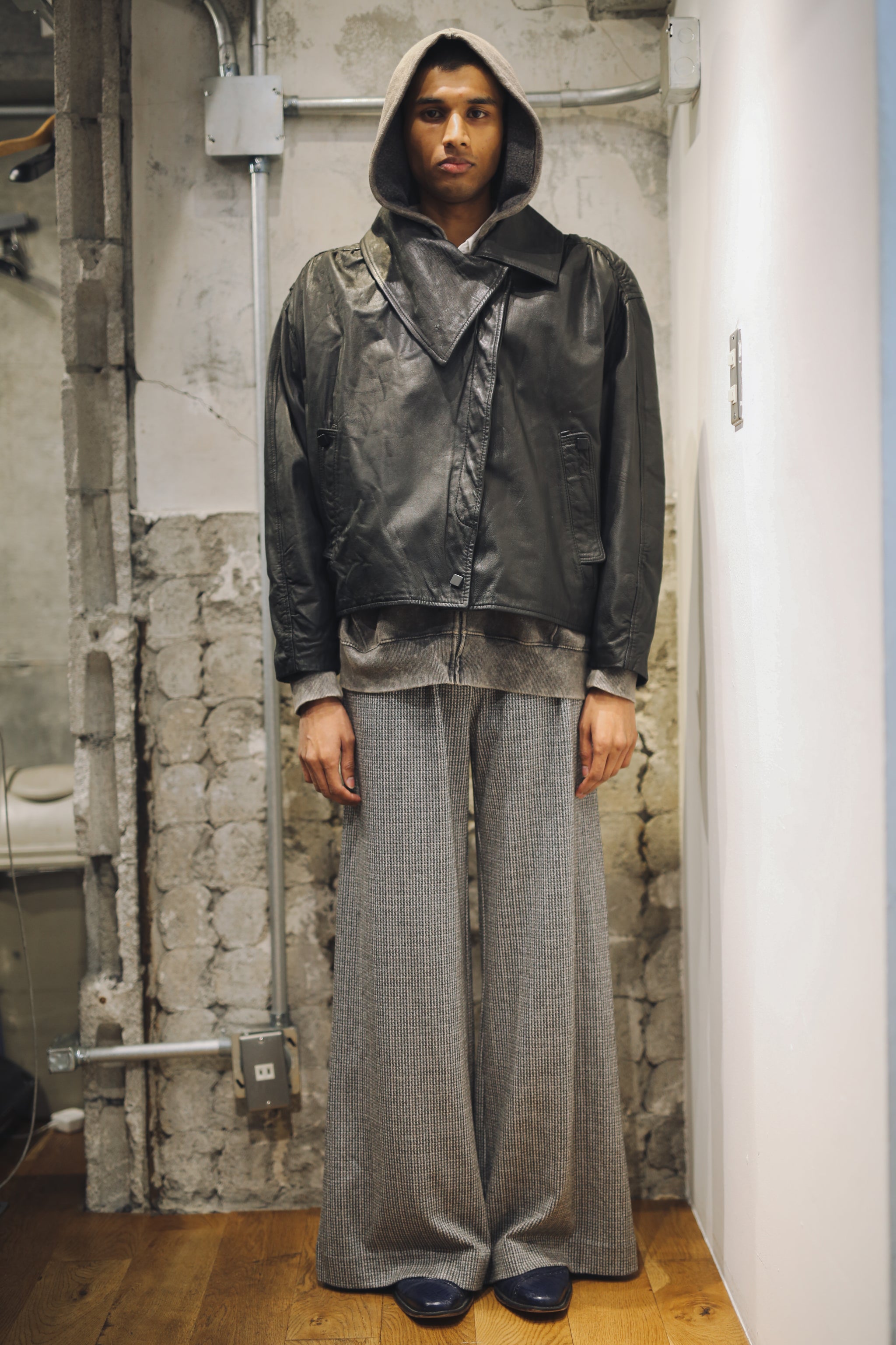 90's TWEED WOOL SHORT JACKET – SULLEN TOKYO