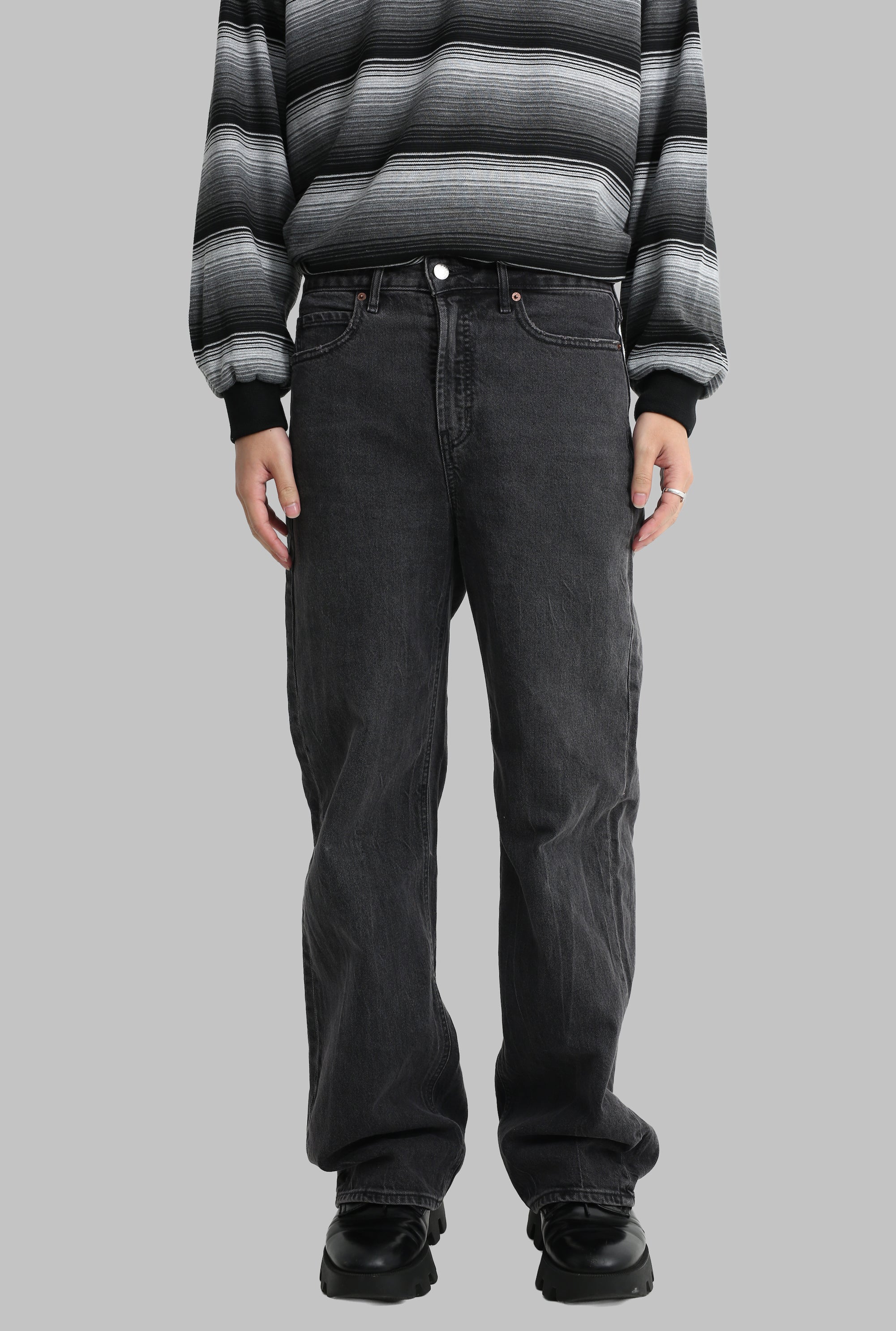 パンツ sullen wide gray slacks light gray slacks(S/M/L) | ok.soon