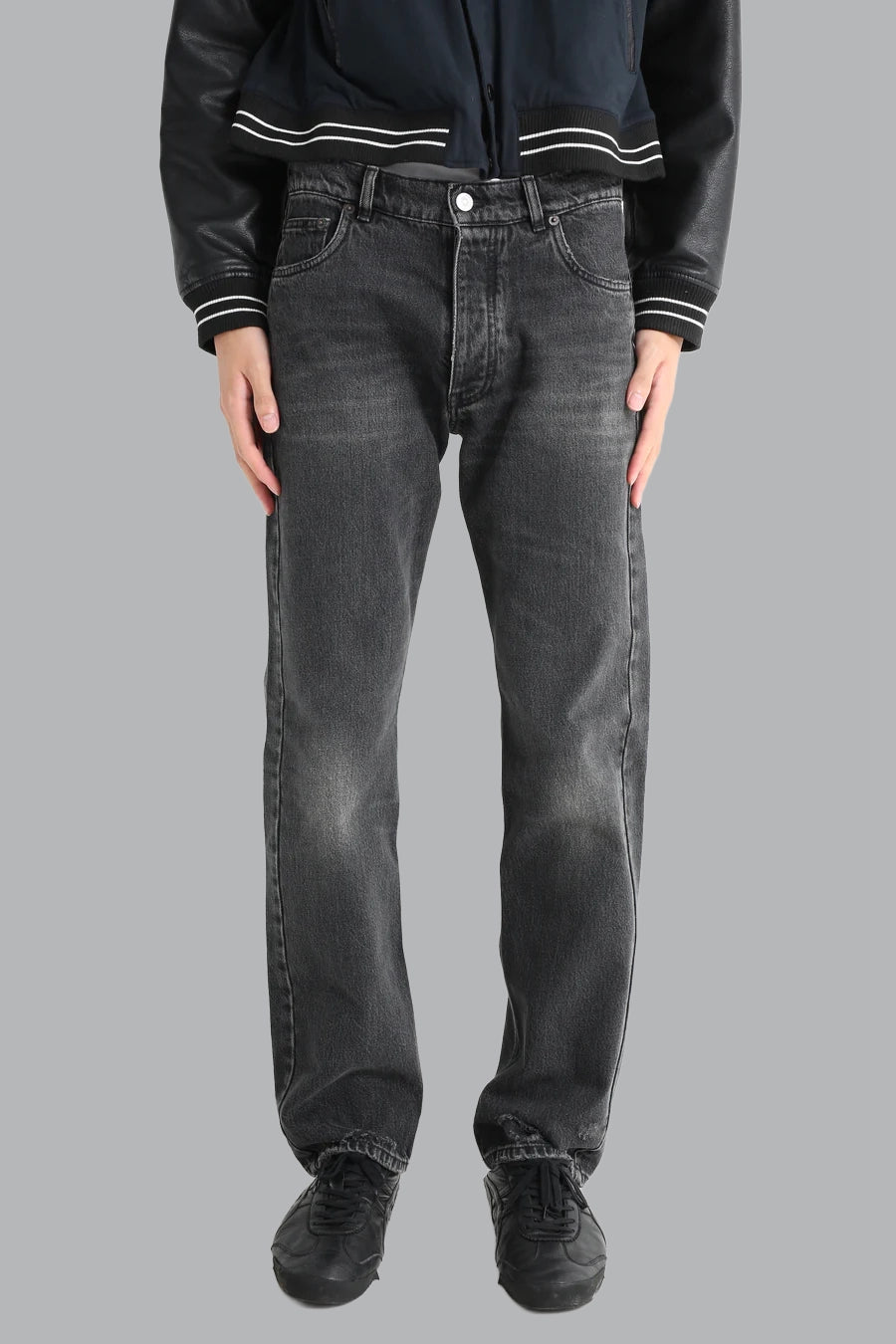 パンツ sullen tokyo/wide denim pants sullen tokyo WIDE DENIM PANTS CURVE STITCHED WIDE DENIM