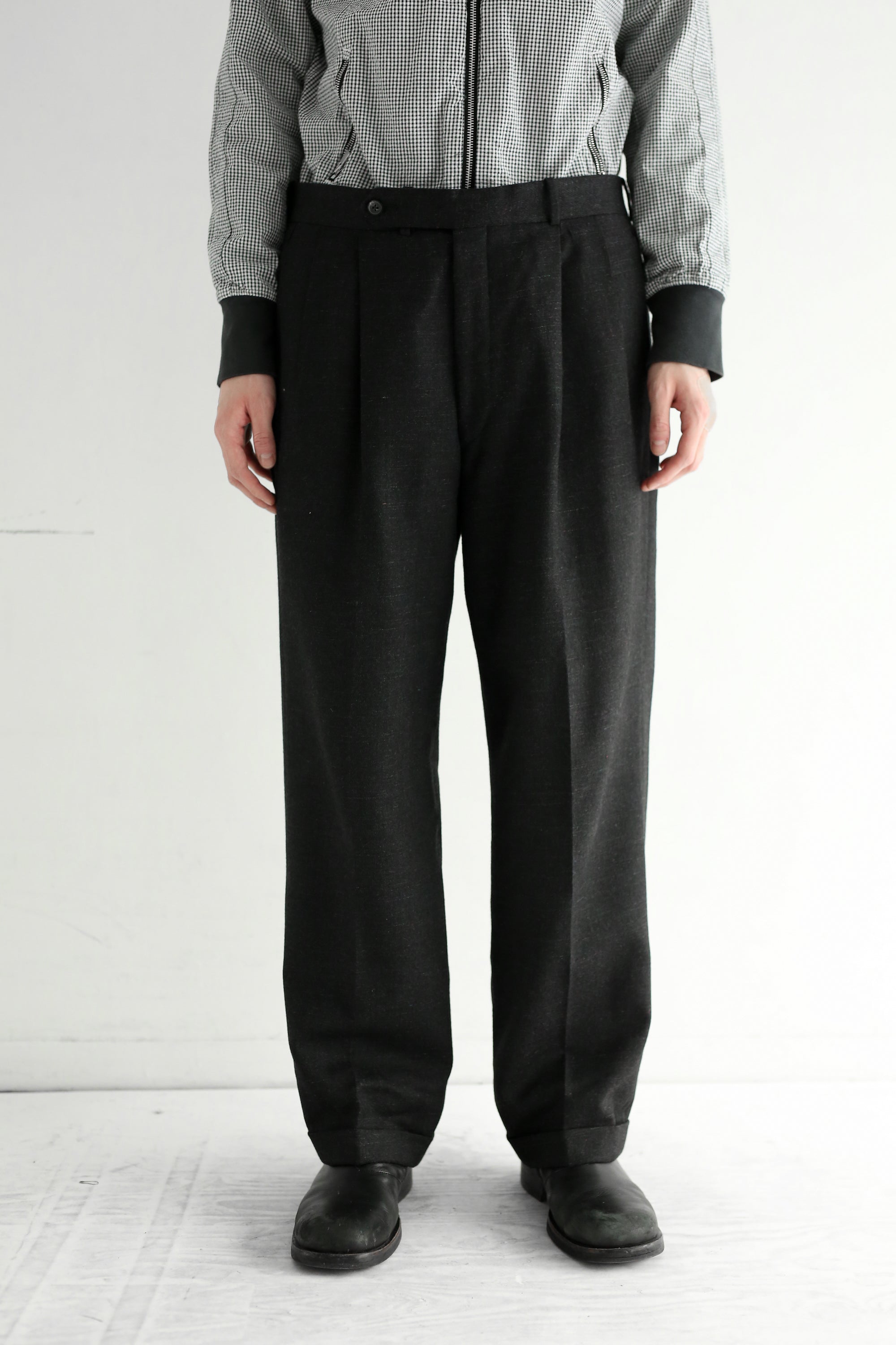 口コミ・レビュー評価が高いおすすめ人気商品の通販 90's TUCK WOOL STRAIGHT TROUSERS – SULLEN TOKYO ジャケット・アウター