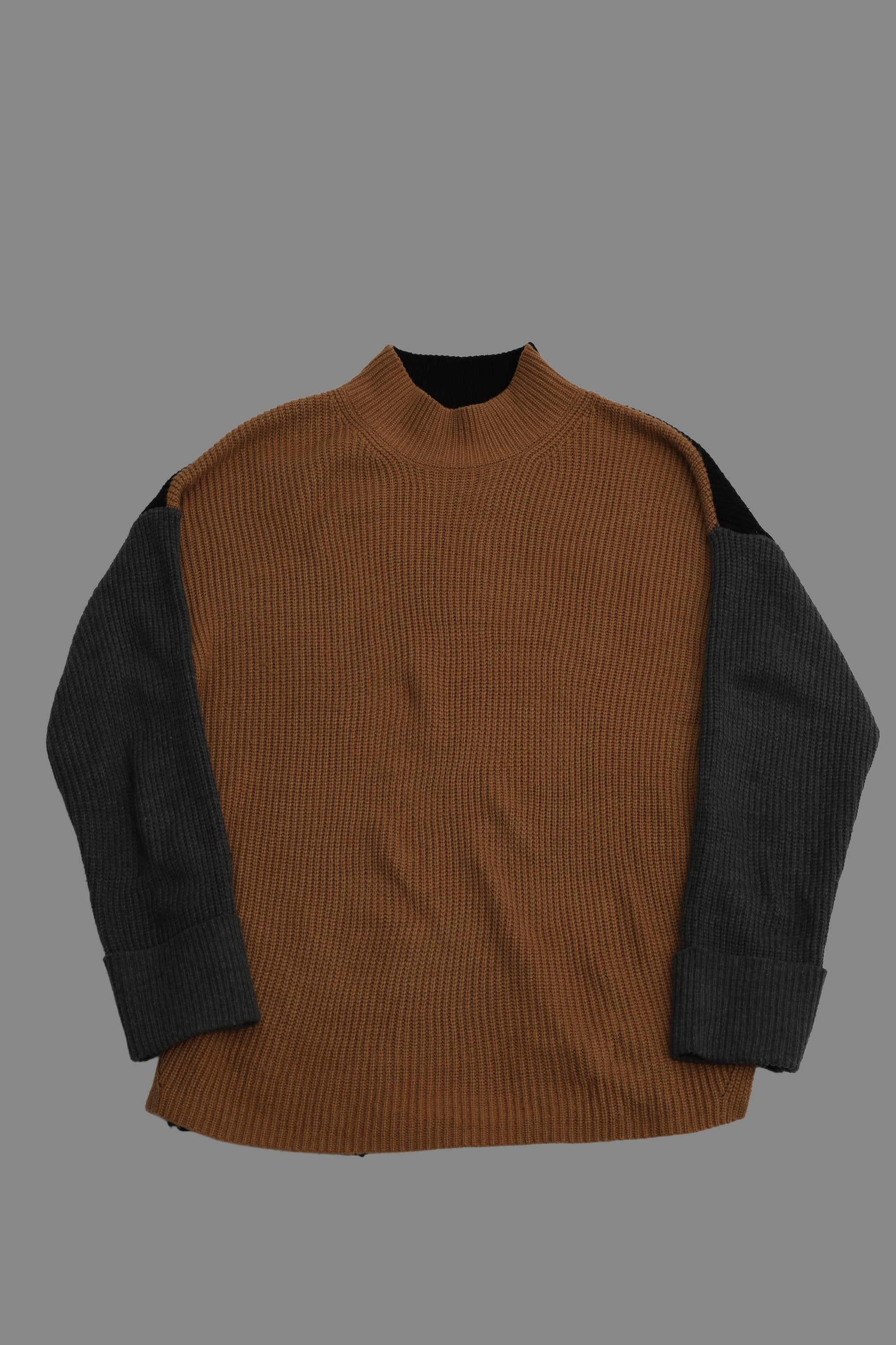sullen tokyo ニットポロ TRI COLOR MOCKNECK KNIT SWEATER – SULLEN TOKYO