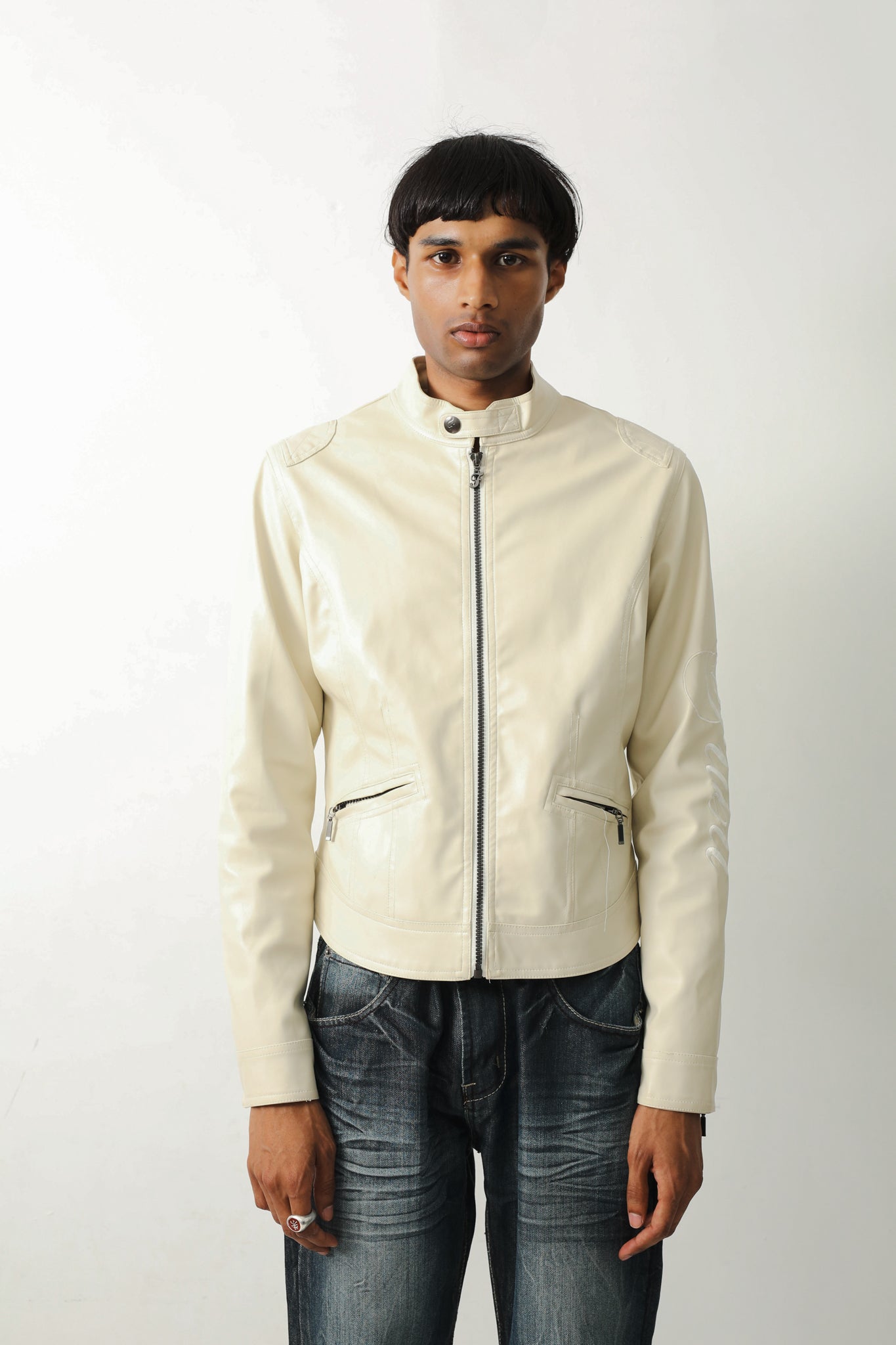 ジャケット・アウター archive coating leather jacket sullen FAUX LEATHER BIKER JACKET – SULLEN TOKYO
